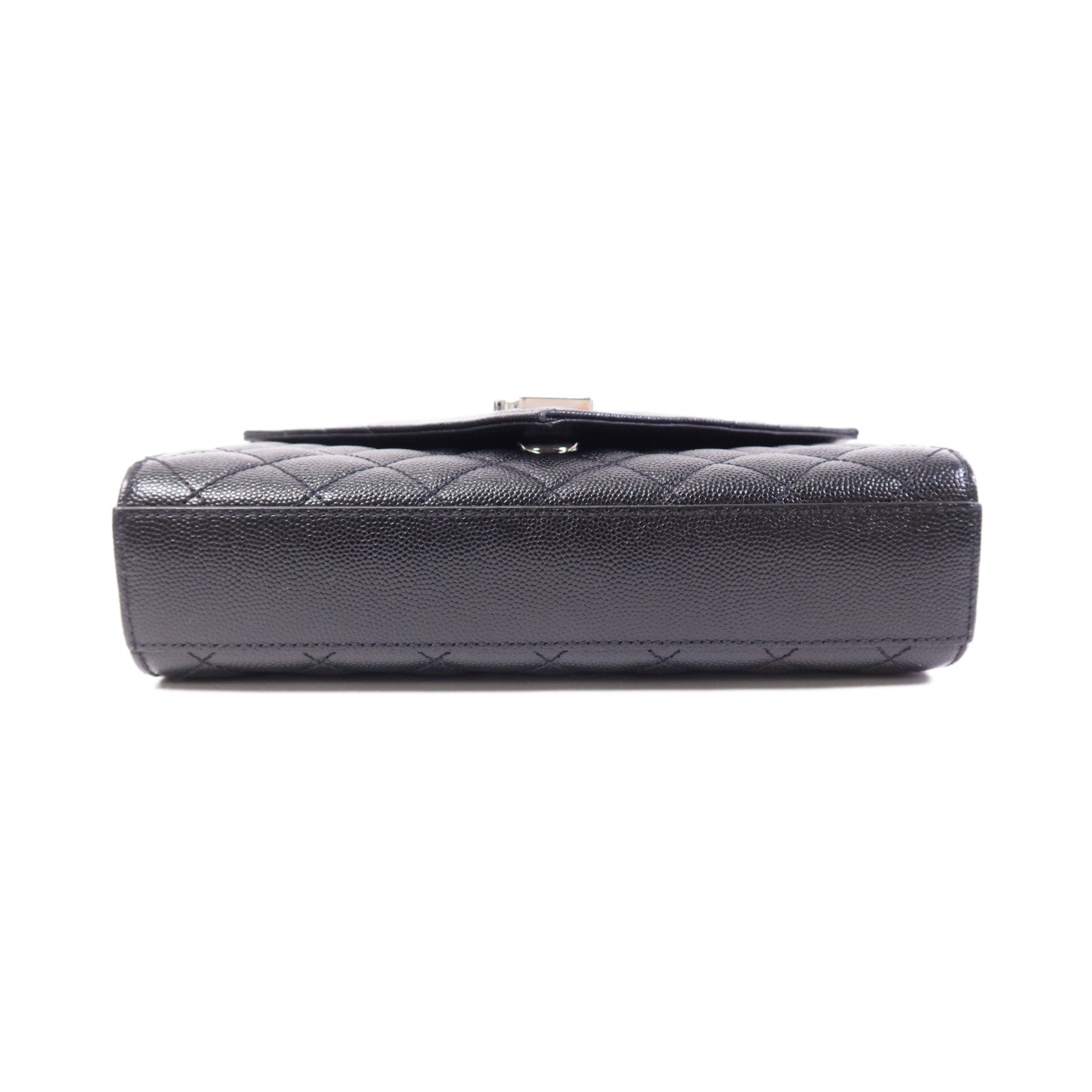 YVES SAINT LAURENT 牛皮皮革Envelope Small金扣鏈帶肩背袋