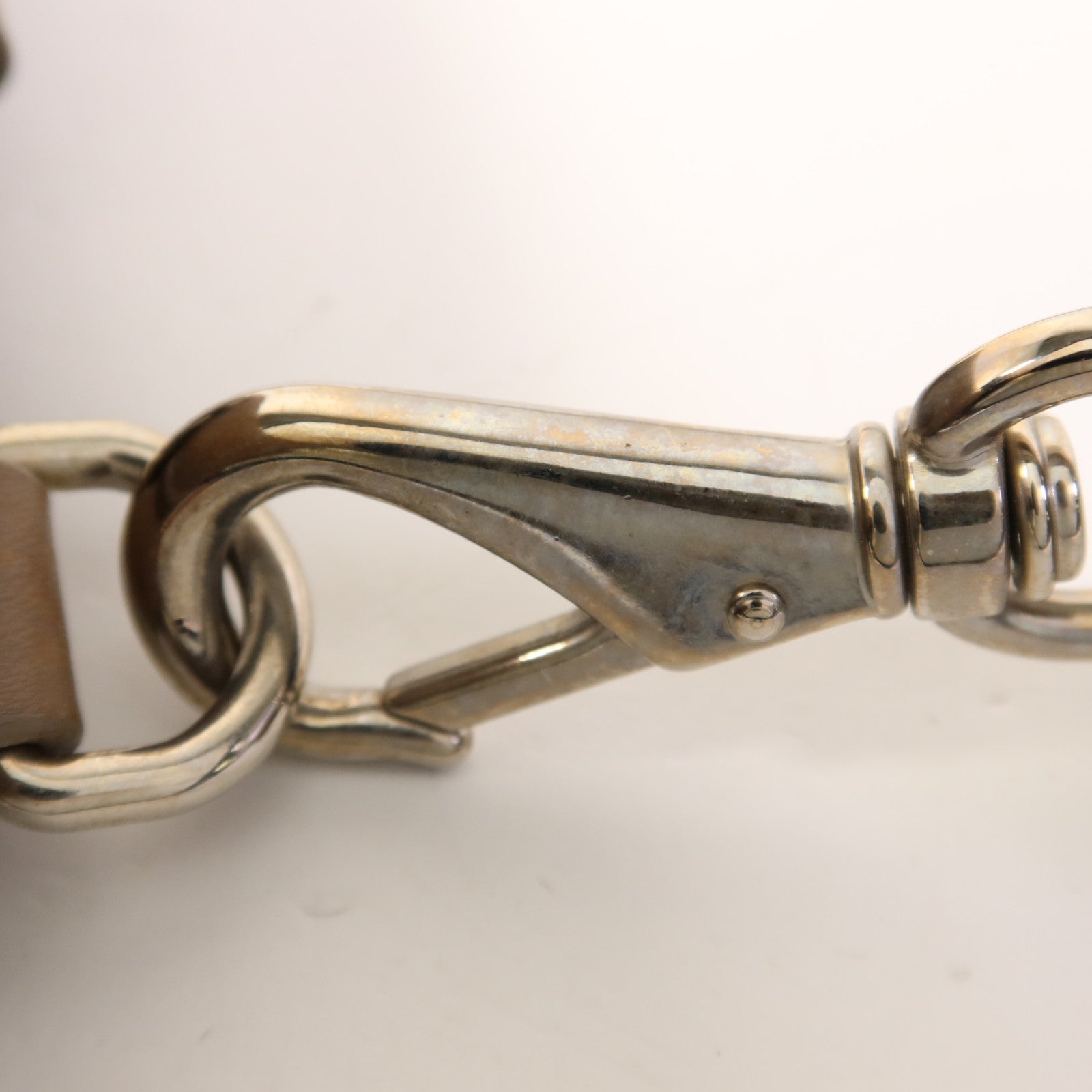 GIVENCHY 牛皮皮革2 Way Shoulder Bag銀扣手挽肩背兩用袋