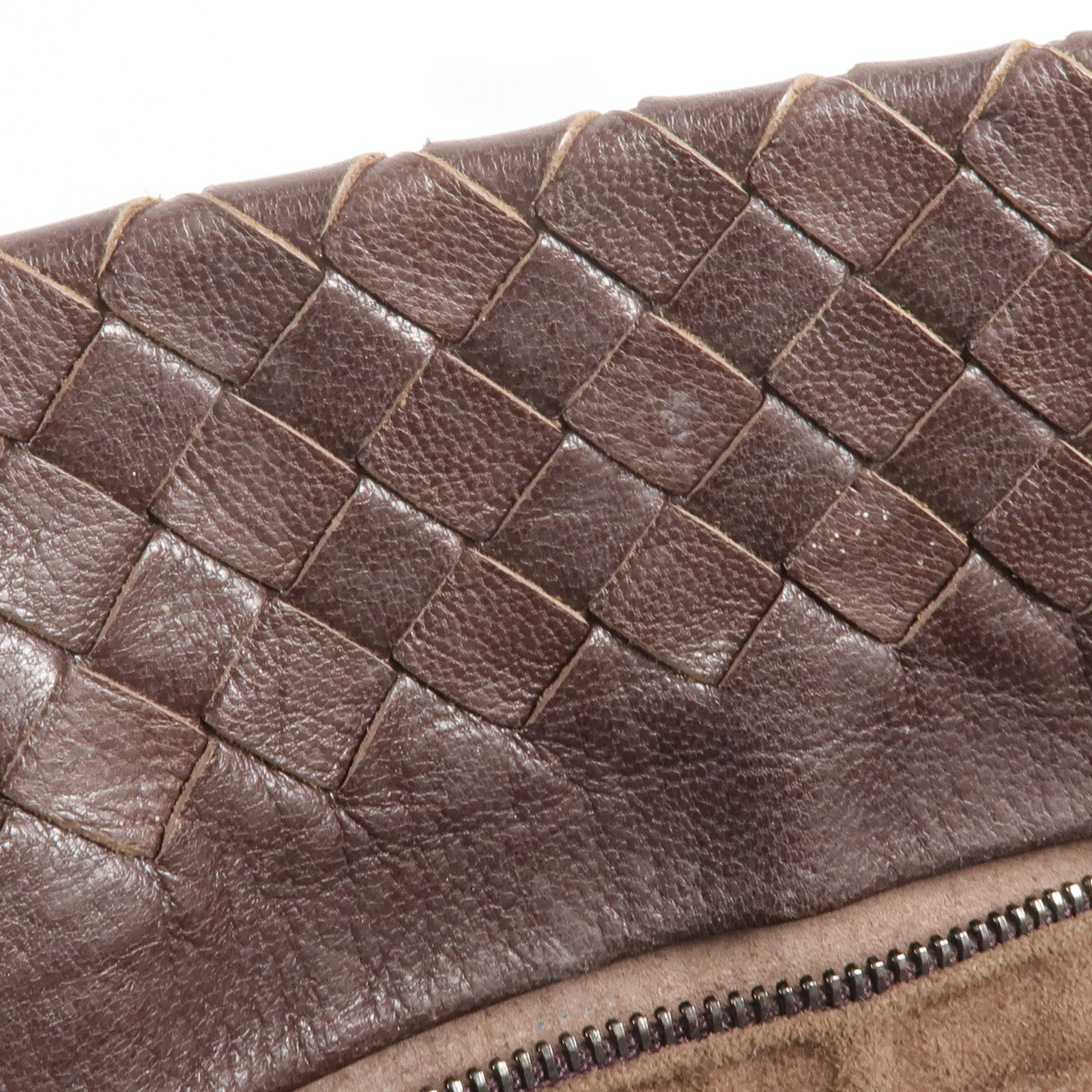BOTTEGA VENETA 【激減優惠】織紋皮革Shoulder Tote肩背袋/手挽袋