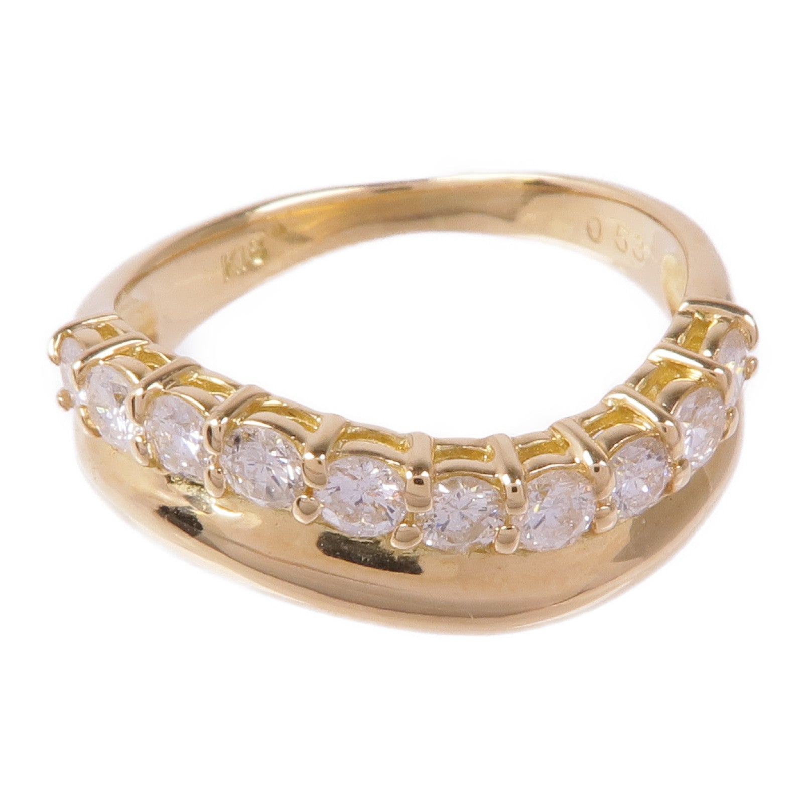 JEWELRY 18K黃金Diamond Ring鑽石戒指US#5.75