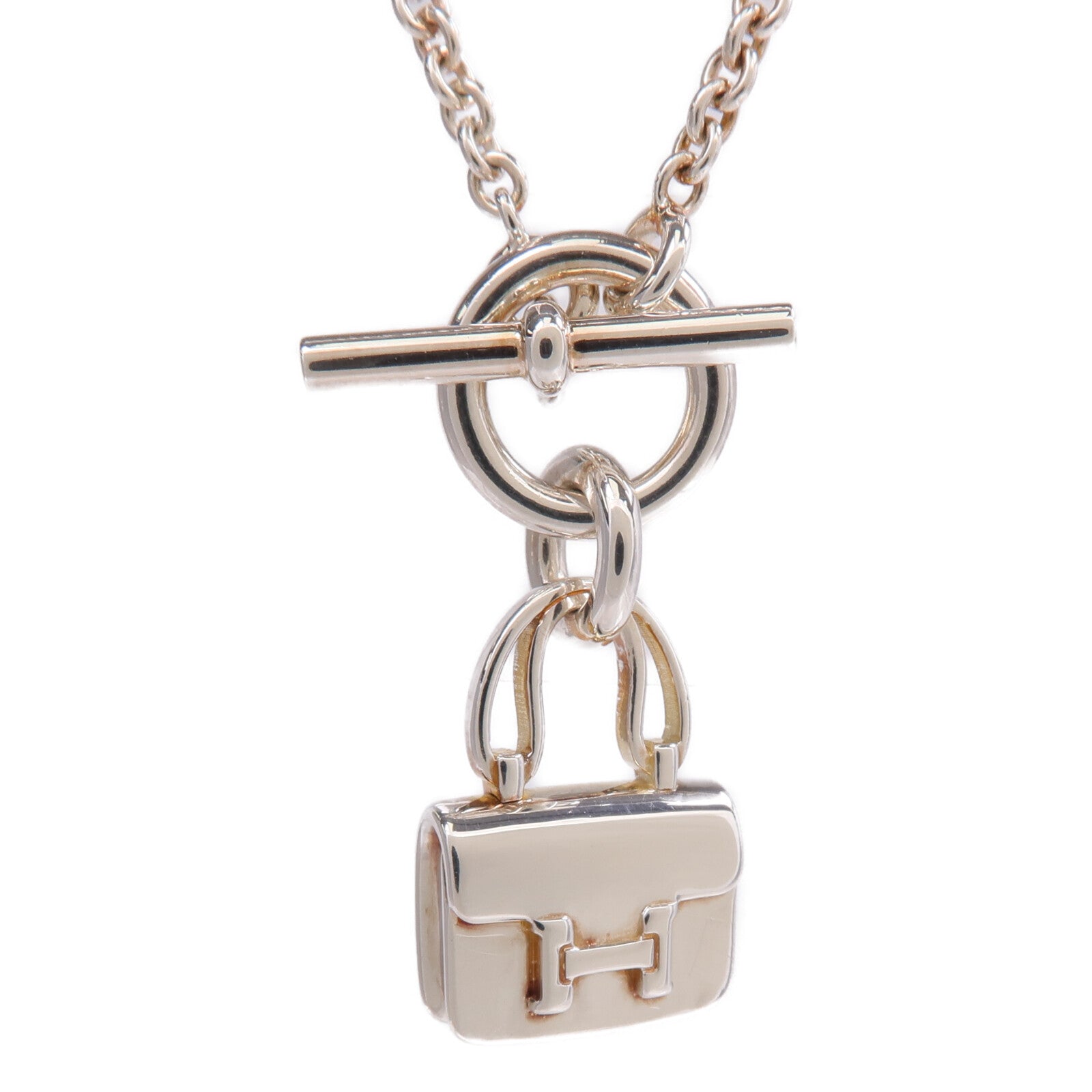 HERMES 925純銀Amulettes Constance Pendant項鍊
