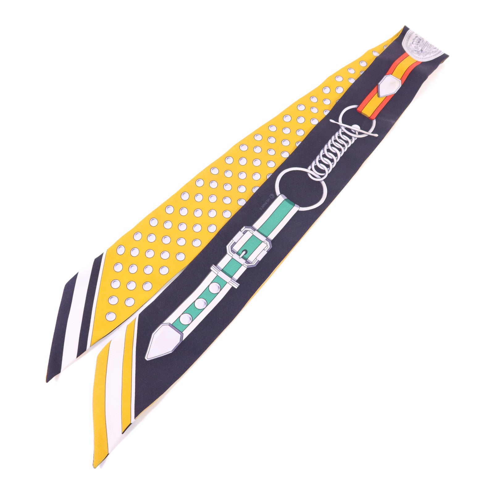 HERMES 絲質Twilly絲巾