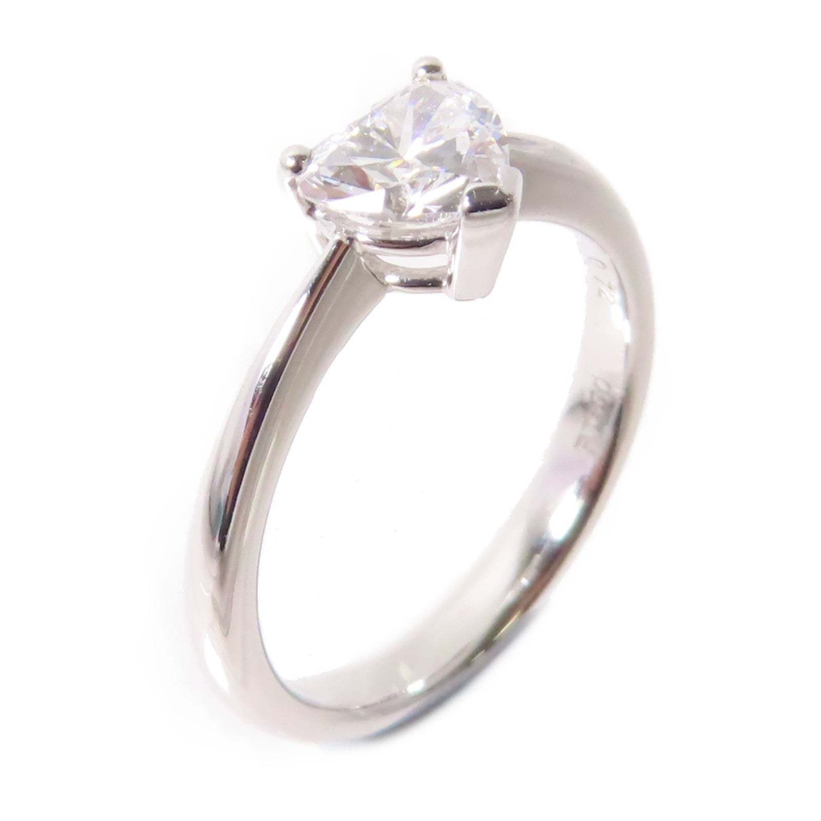 JEWELRY PT950鉑金/0.72ct鑽石Diamond Ring戒指US#4.75