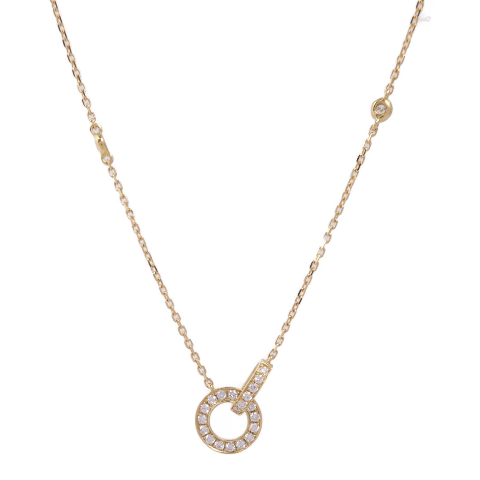 JEWELRY Diamond Necklace 18K Yellow Gold