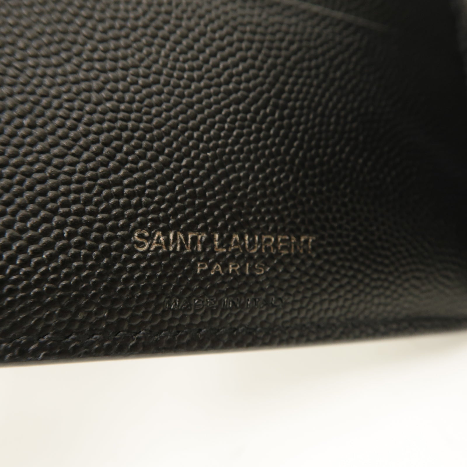 SAINT LAURENT 牛皮皮革Wallet錢包黑色