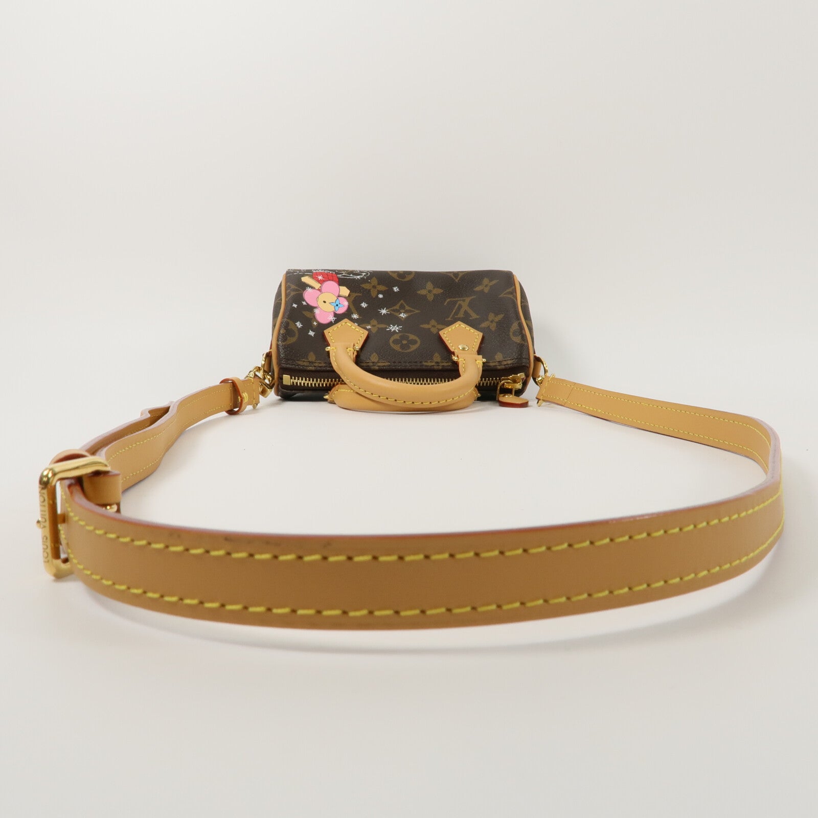LOUIS VUITTON Monogram Nano Speedy手挽肩背兩用袋