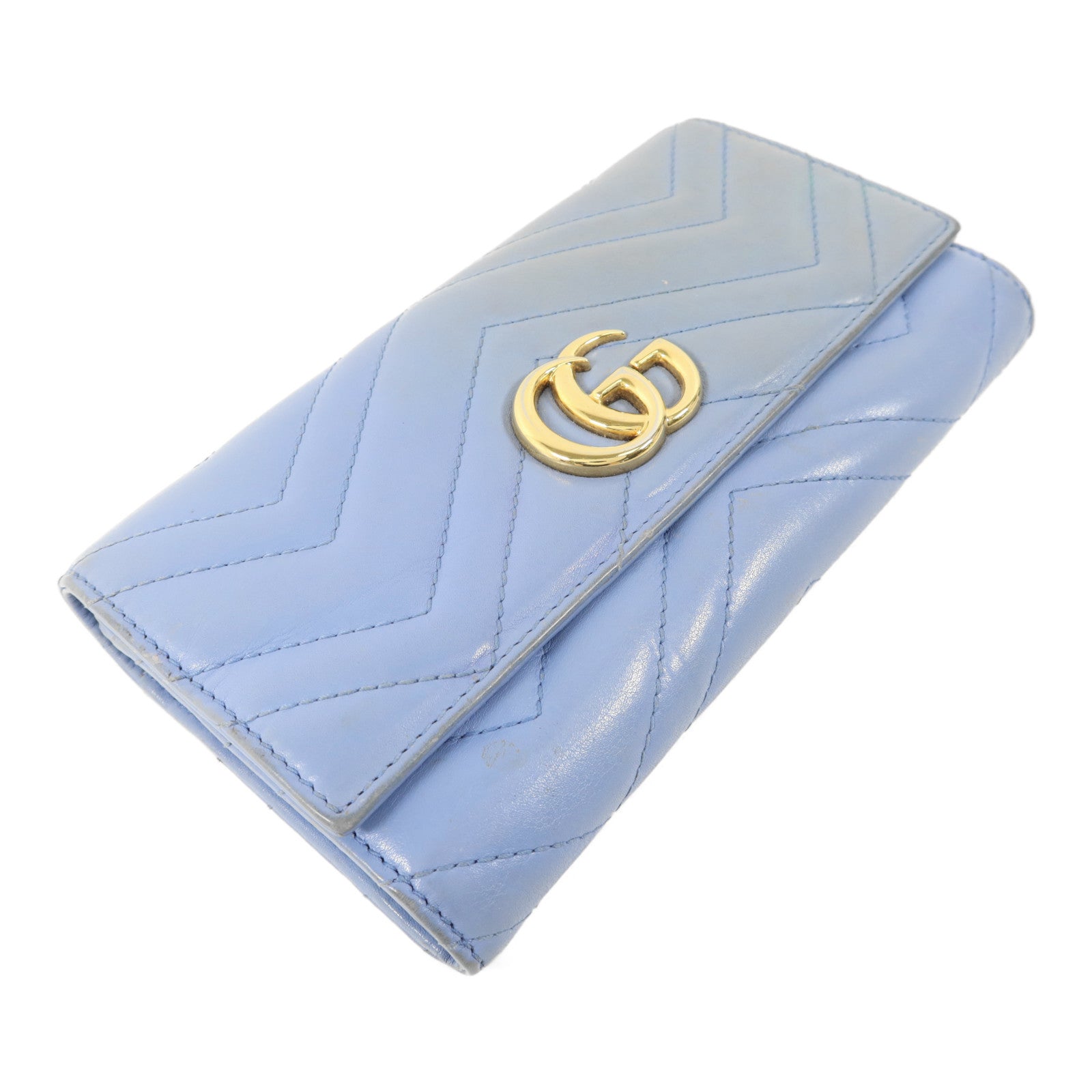 GUCCI 牛皮皮革GG Marmont Long Wallet長錢包