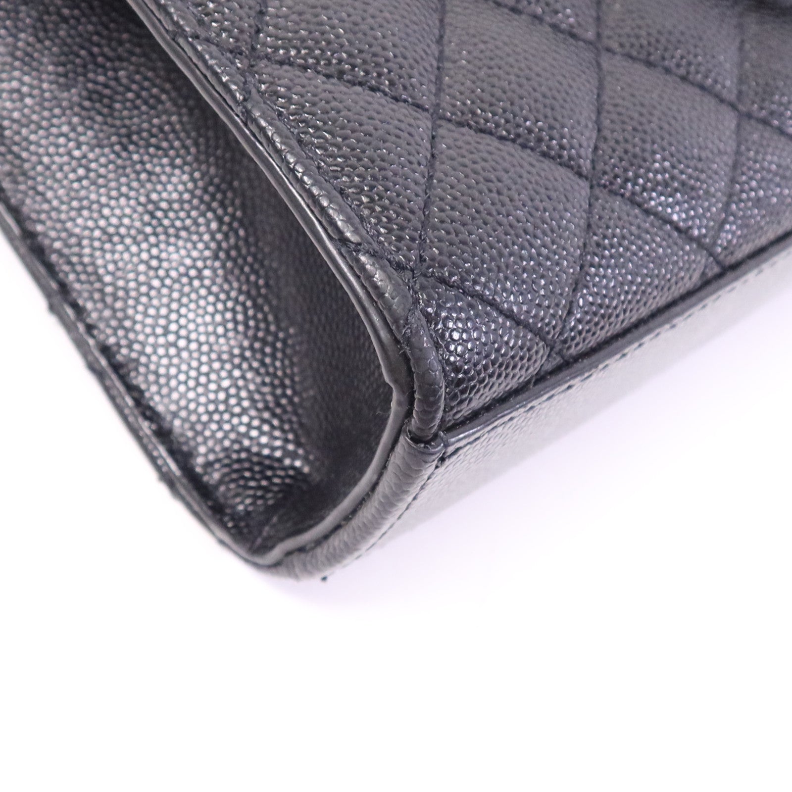 YVES SAINT LAURENT 牛皮皮革Envelope Small金扣鏈帶肩背袋