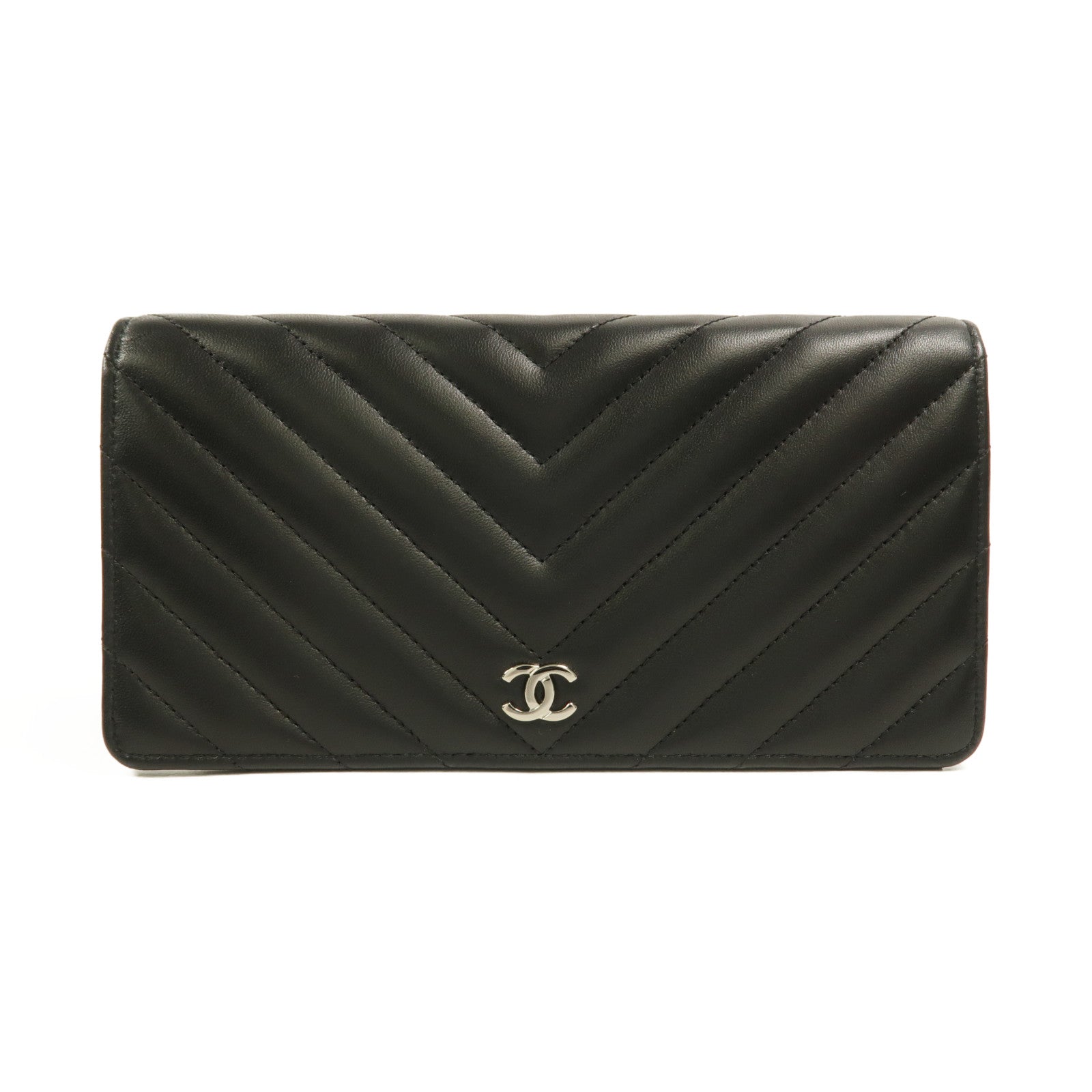 CHANEL 羊皮皮革Classic Long Flap Wallet長錢包