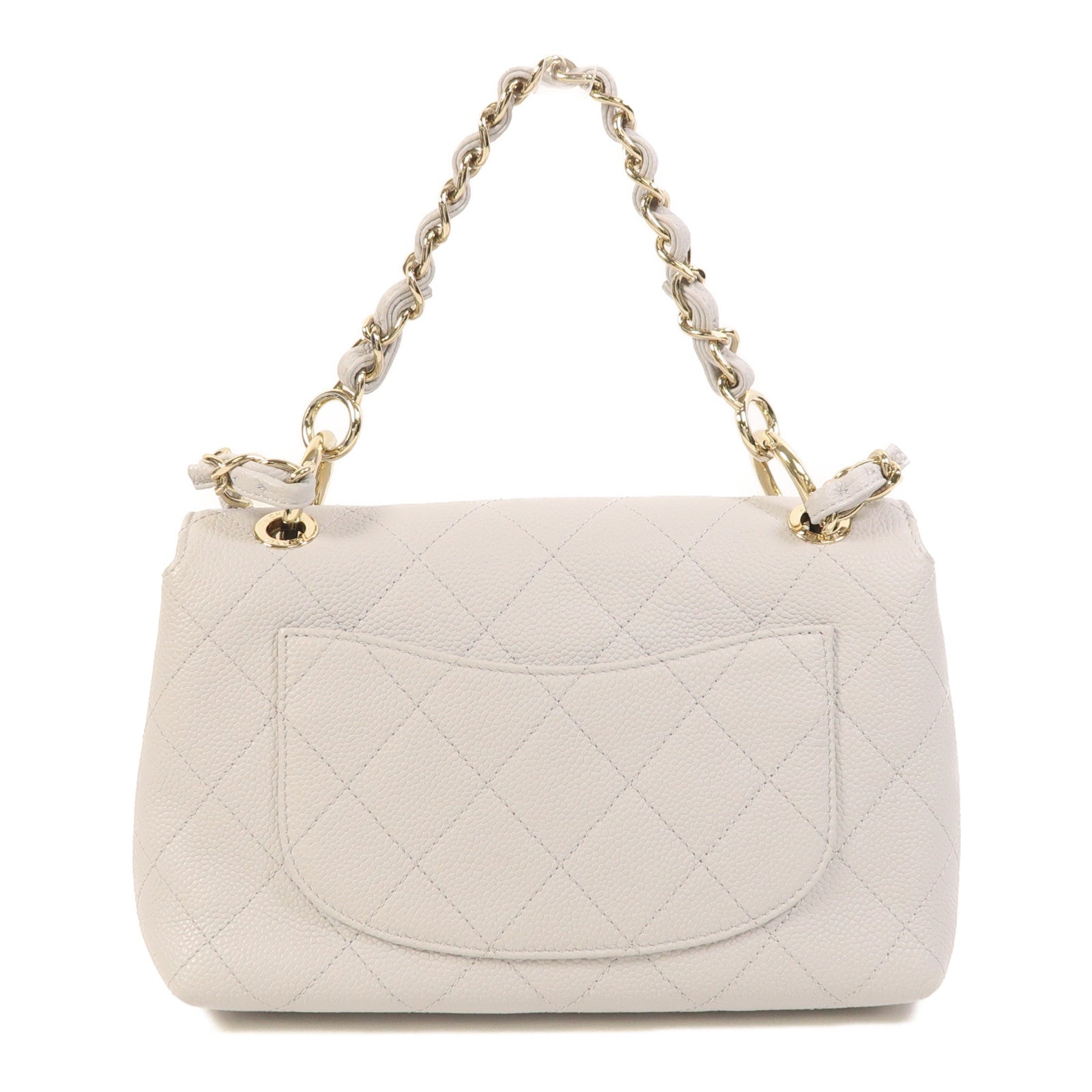 CHANEL 牛皮皮革City Walk Small Flap金扣手挽肩背兩用袋