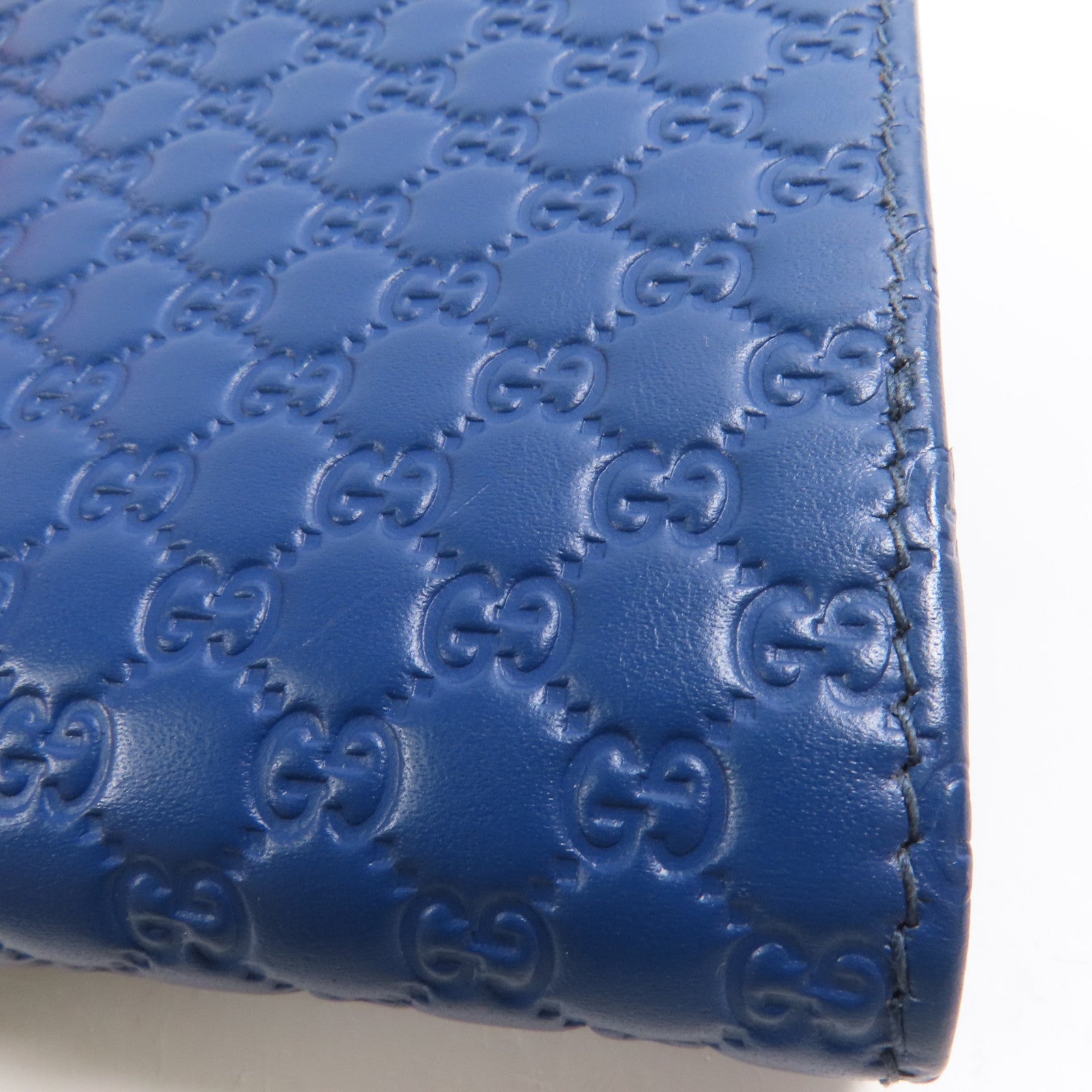 GUCCI 牛皮皮革Embossed Zipped Wallet金扣錢包