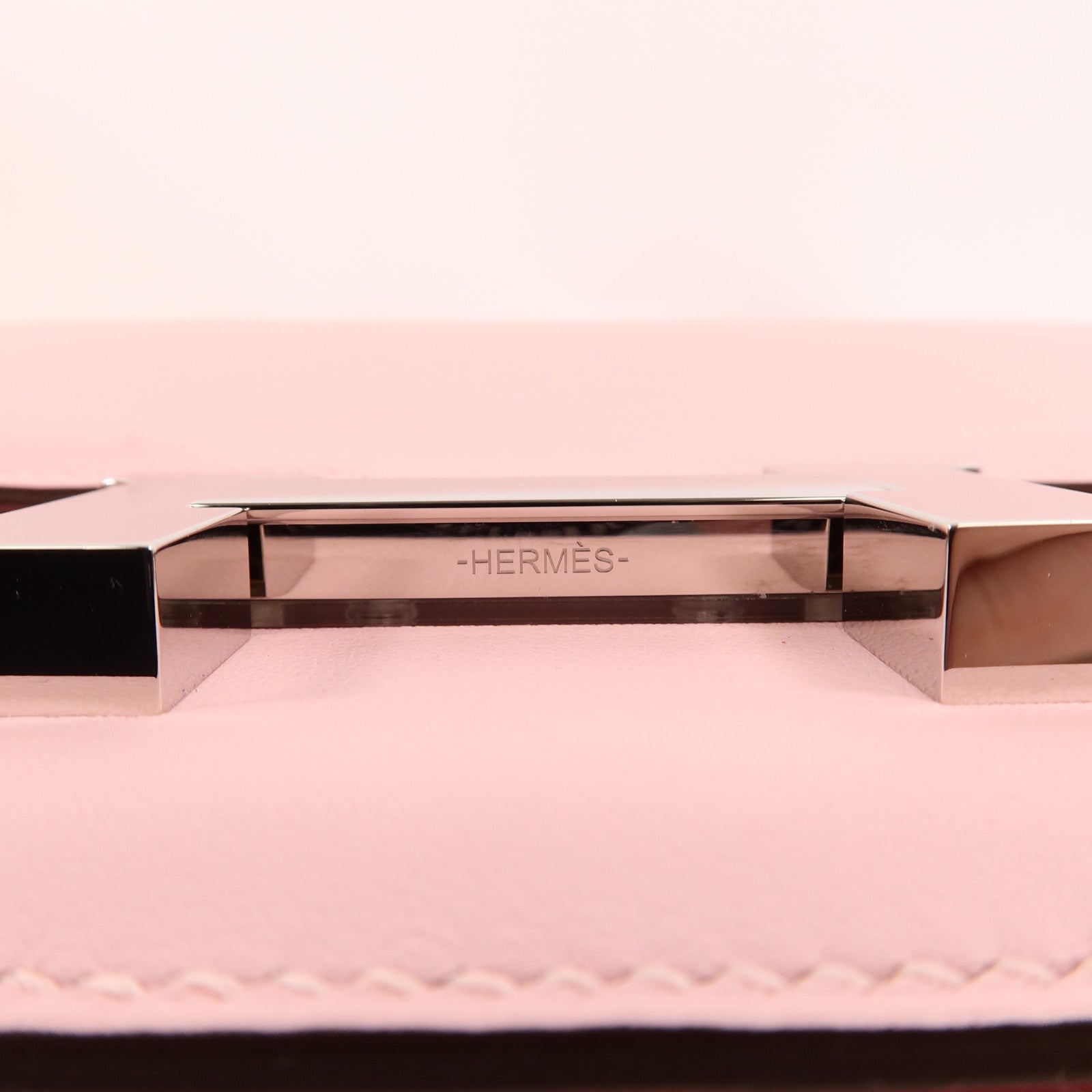 HERMES Swift皮革Constance Mini肩背袋Rose Sakura