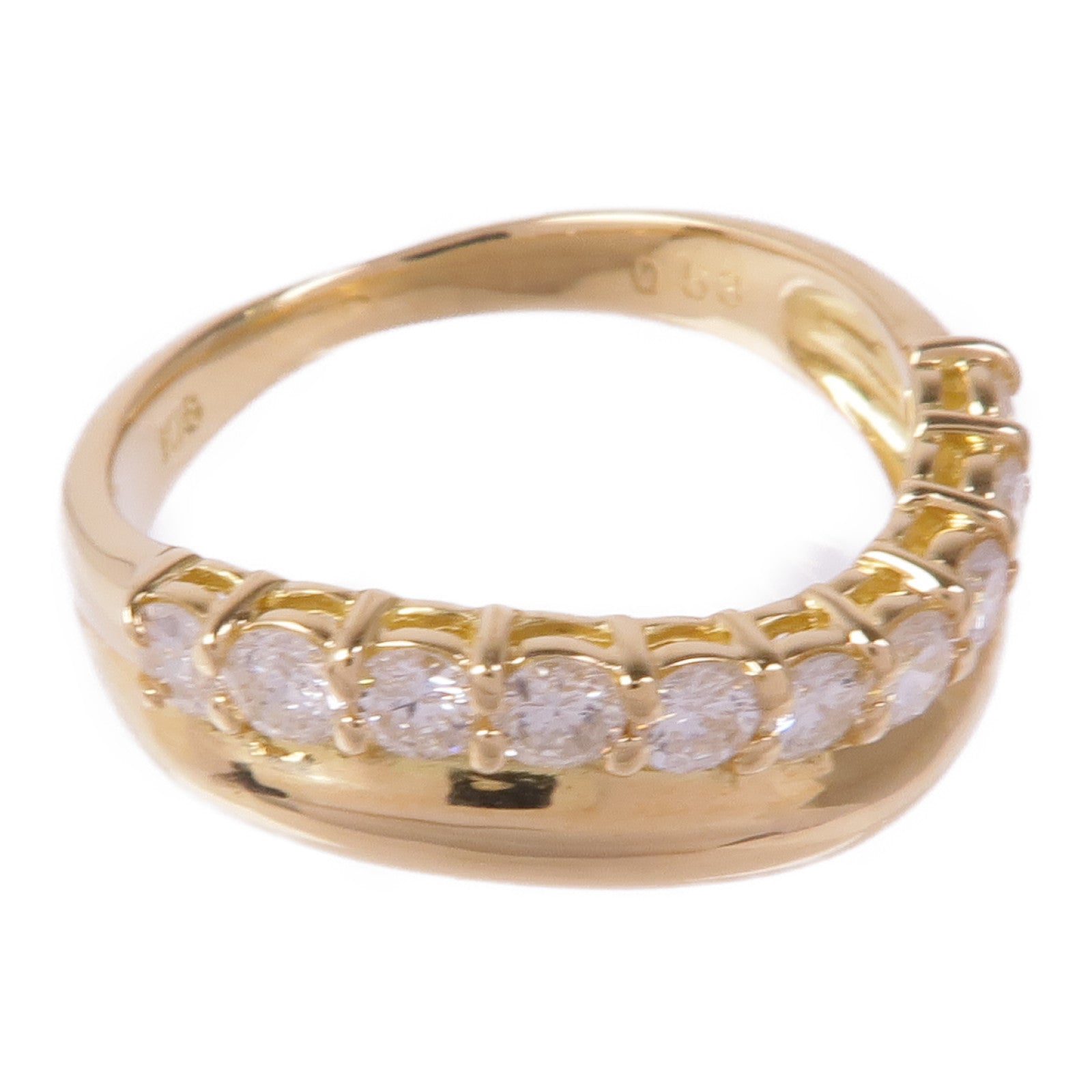 JEWELRY 18K黃金Diamond Ring鑽石戒指US#5.75