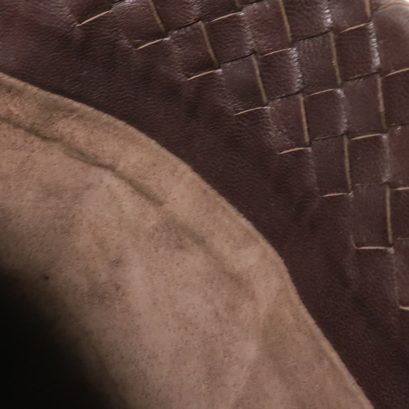 BOTTEGA VENETA 【激減優惠】織紋皮革Shoulder Tote肩背袋/手挽袋