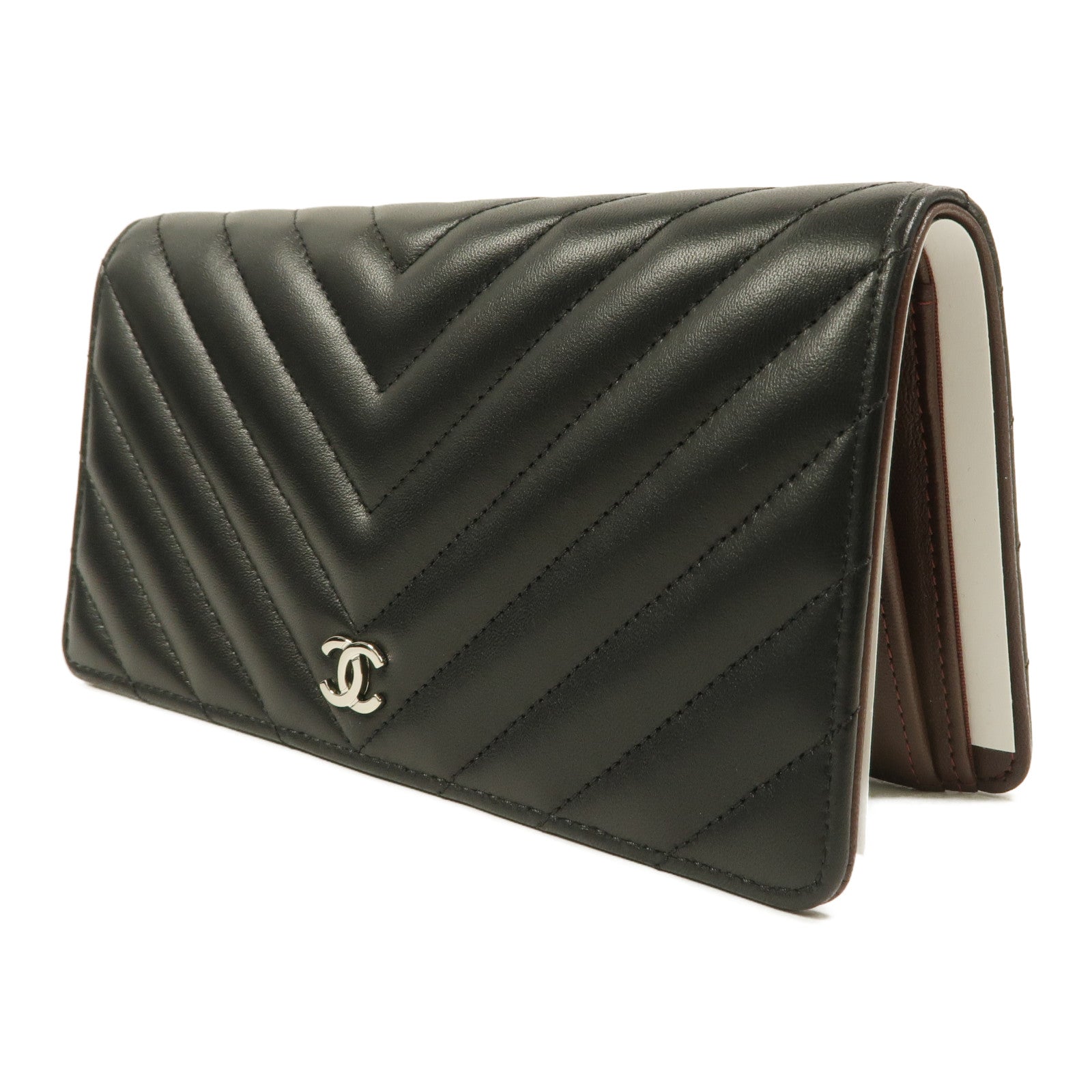 CHANEL 羊皮皮革Classic Long Flap Wallet長錢包