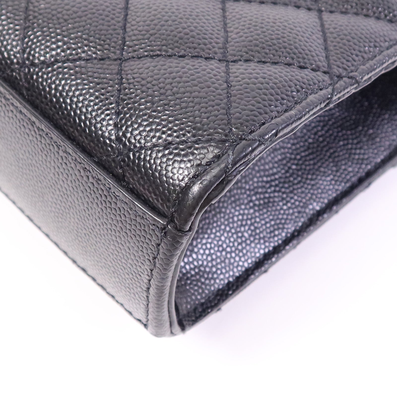 YVES SAINT LAURENT 牛皮皮革Envelope Small金扣鏈帶肩背袋