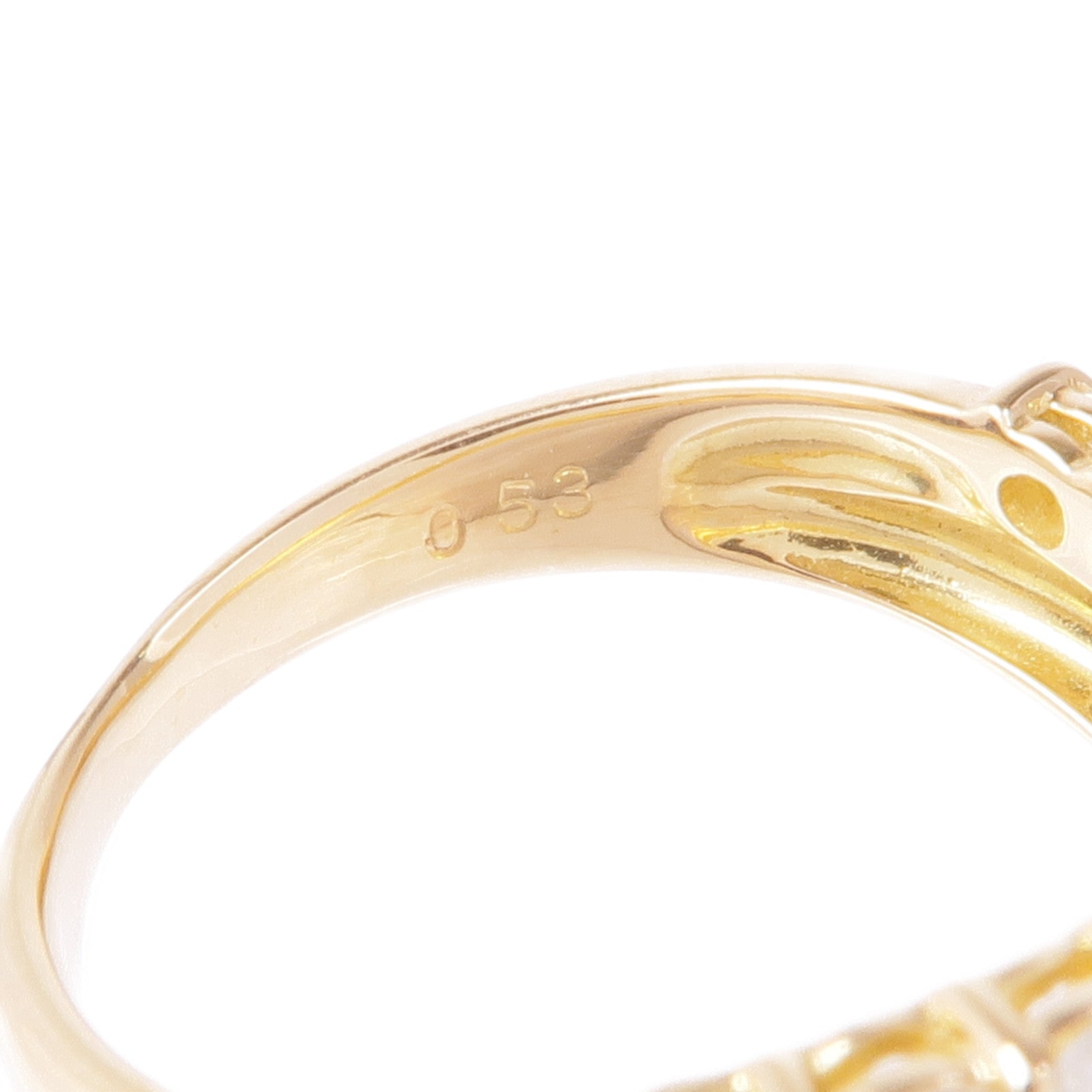 JEWELRY 18K黃金Diamond Ring鑽石戒指US#5.75