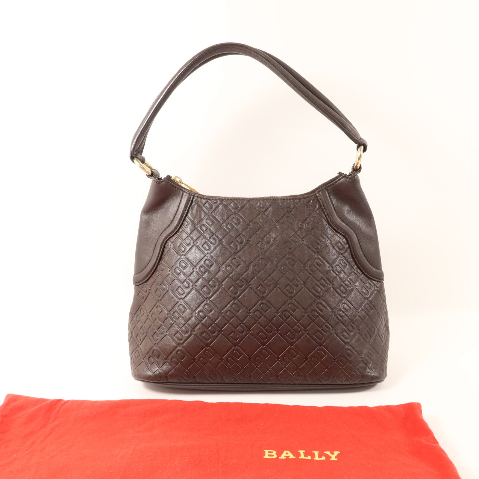 BALLY 牛皮皮革Shoulder Bag金扣肩背袋