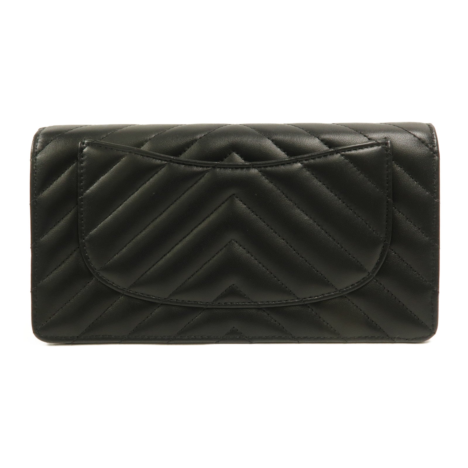 CHANEL 羊皮皮革Classic Long Flap Wallet長錢包