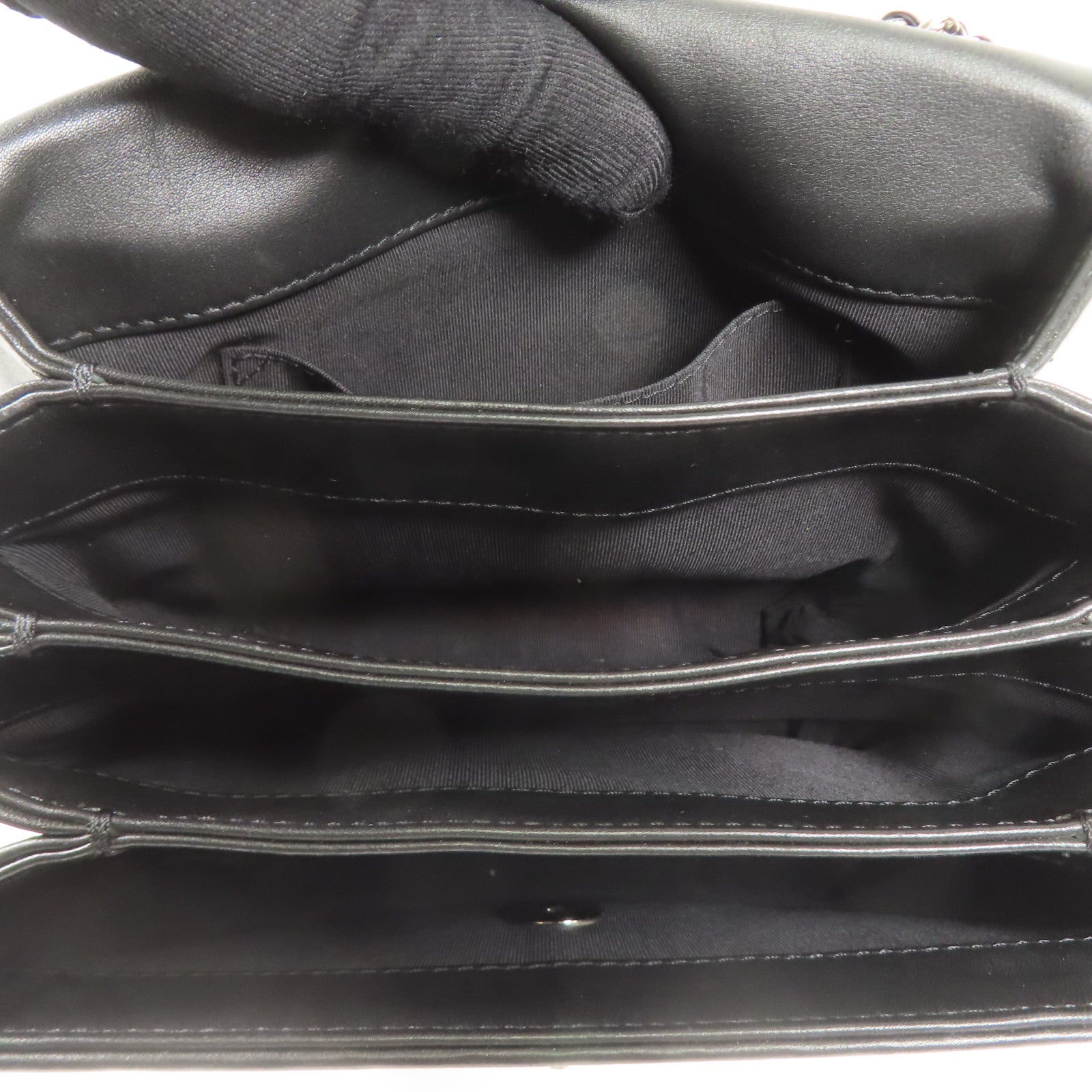 CHANEL 牛皮皮革Shoulder Bag鏈帶肩背袋