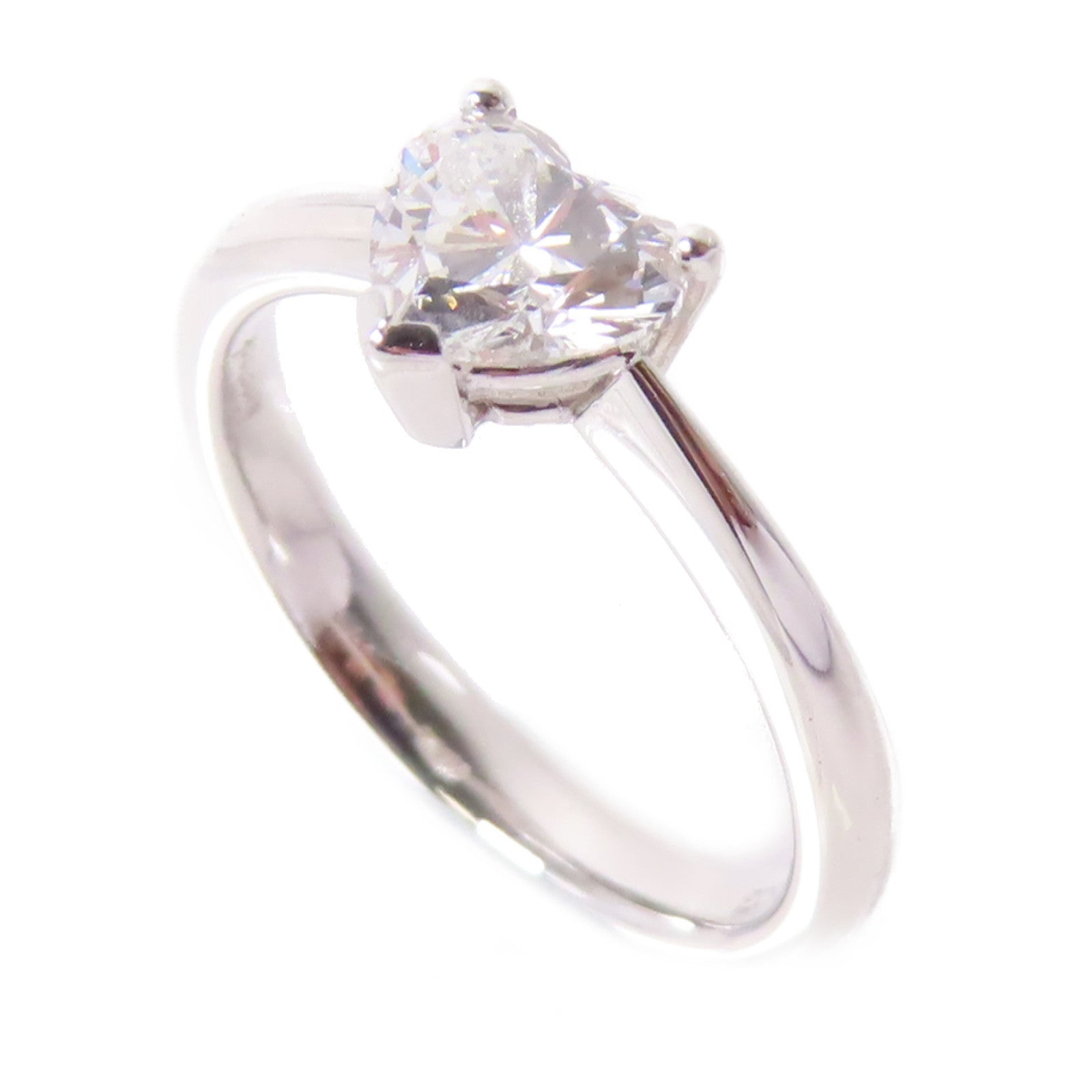 JEWELRY PT950鉑金/0.72ct鑽石Diamond Ring戒指US#4.75