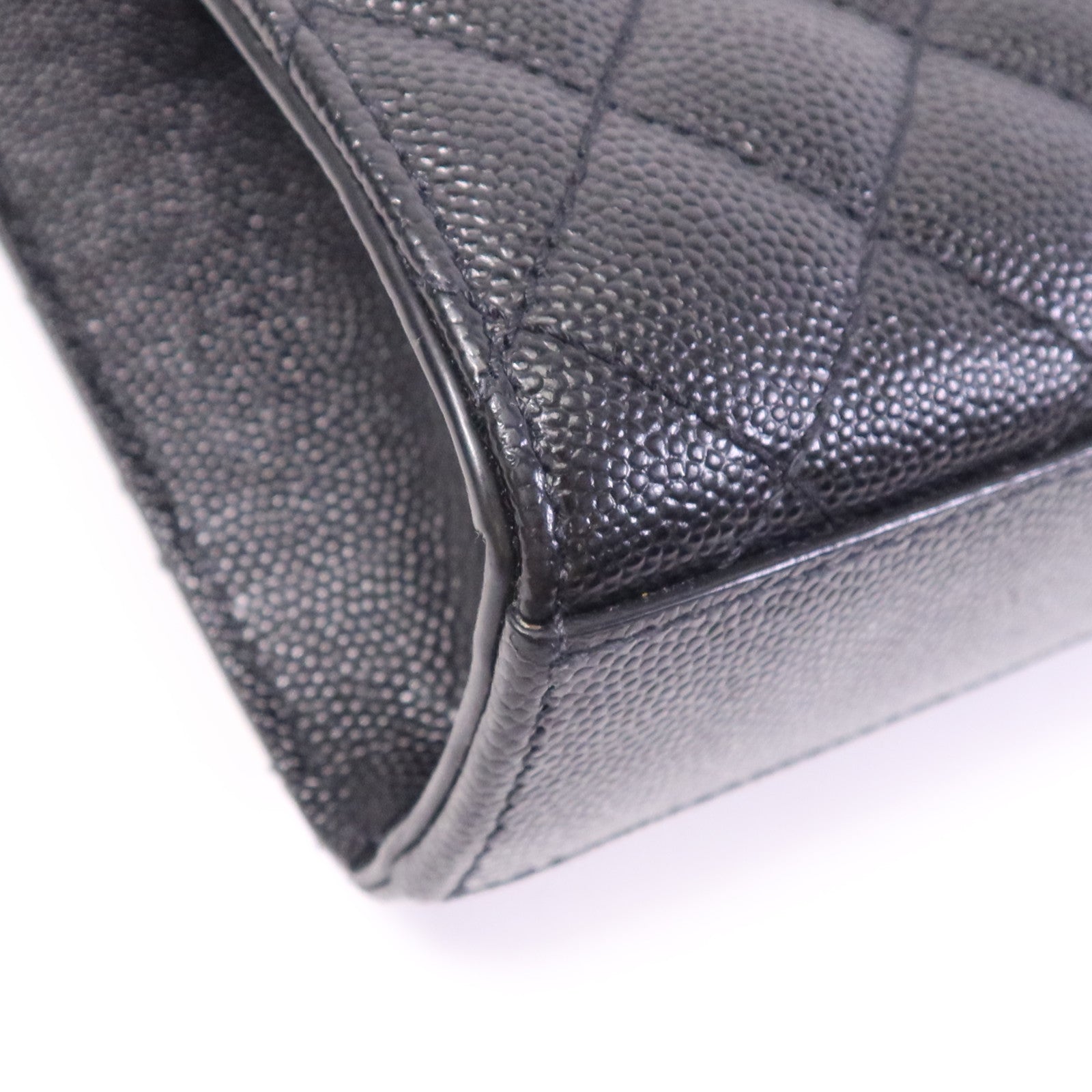 YVES SAINT LAURENT 牛皮皮革Envelope Small金扣鏈帶肩背袋