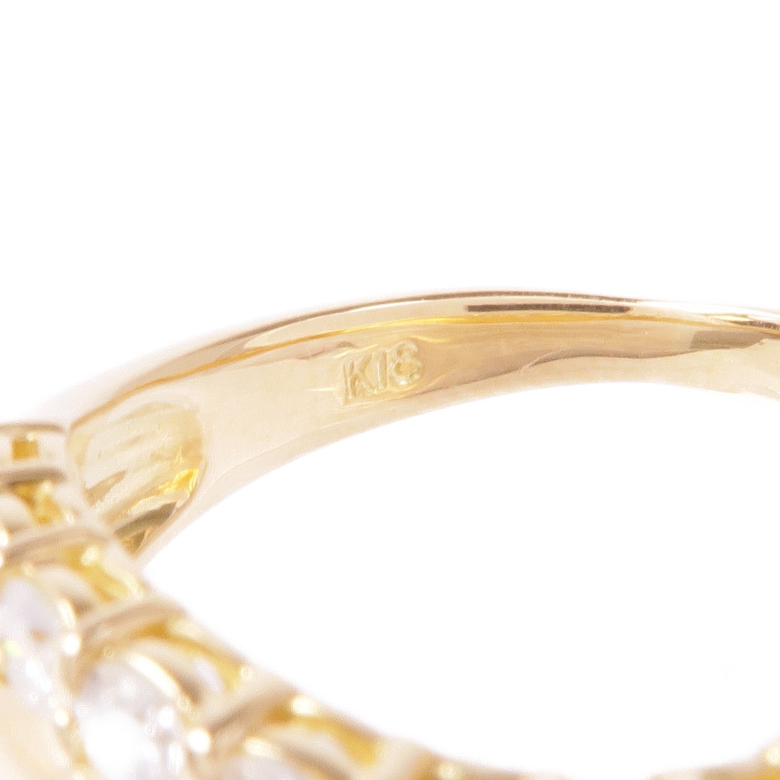 JEWELRY 18K黃金Diamond Ring鑽石戒指US#5.75