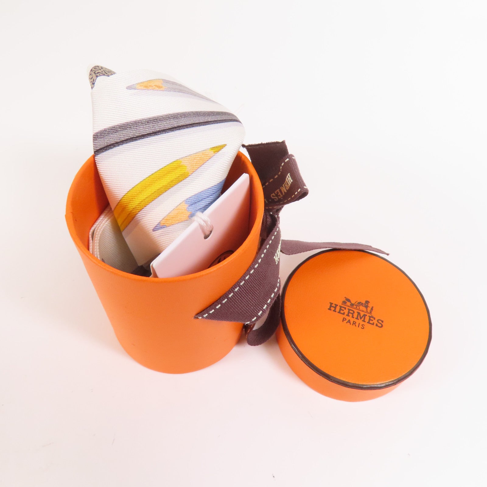 HERMES 絲質Twilly絲巾