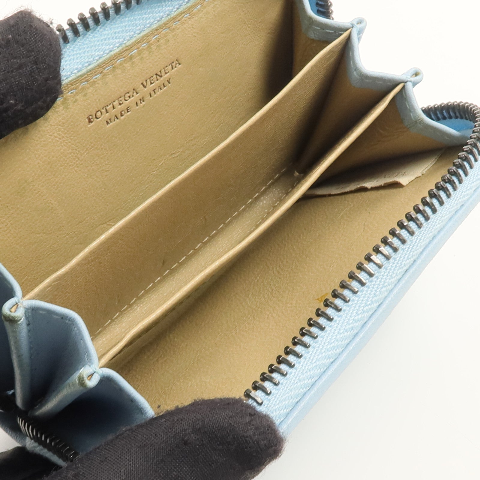BOTTEGA VENETA 織紋皮革Coin Case零錢包