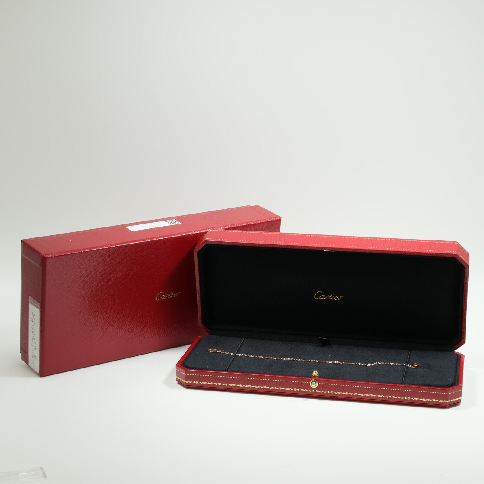 CARTIER 18K玫瑰金D'Amour Bracelet Mini鑽石手鏈