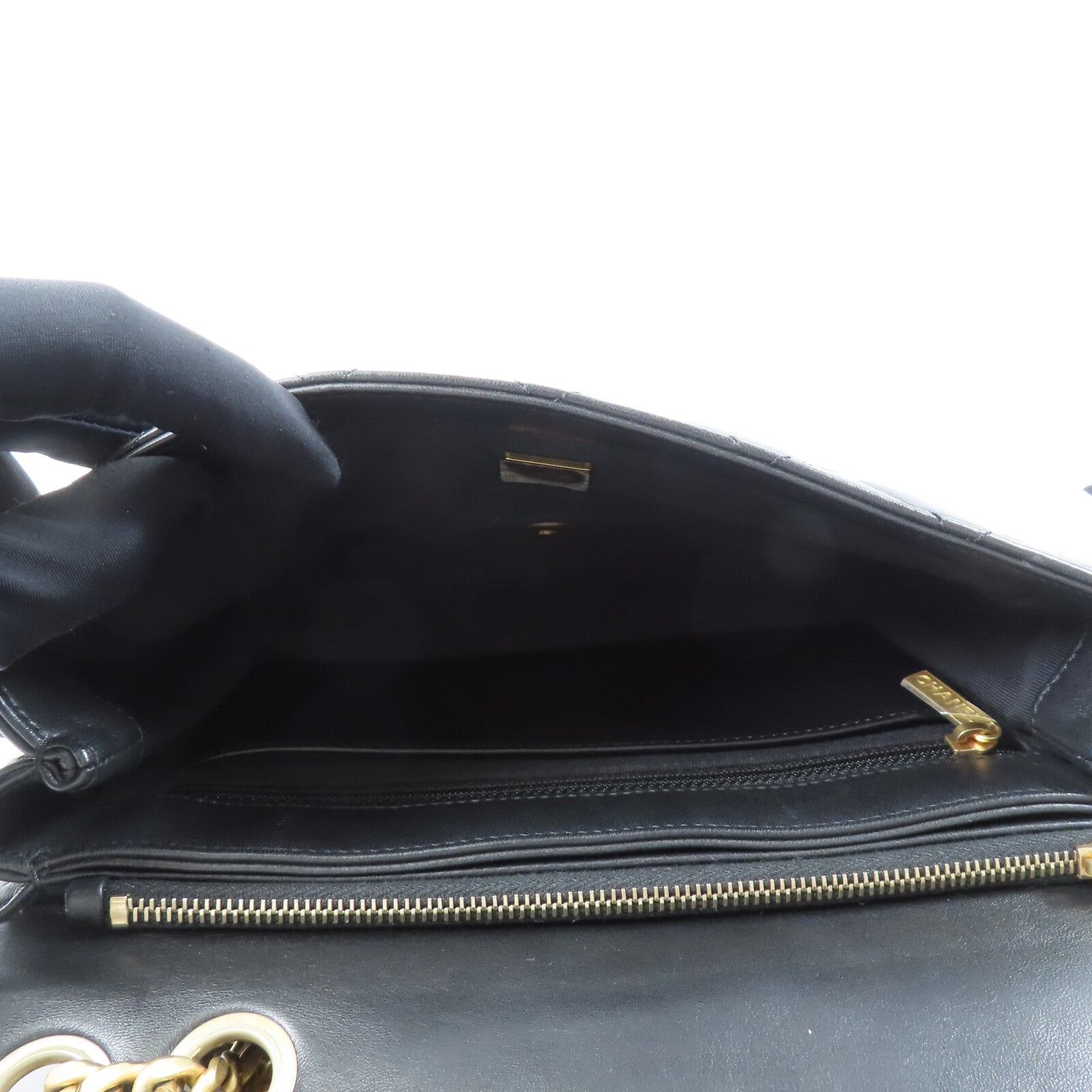 CHANEL 羊皮皮革Chain Shoulder鏈帶肩背袋