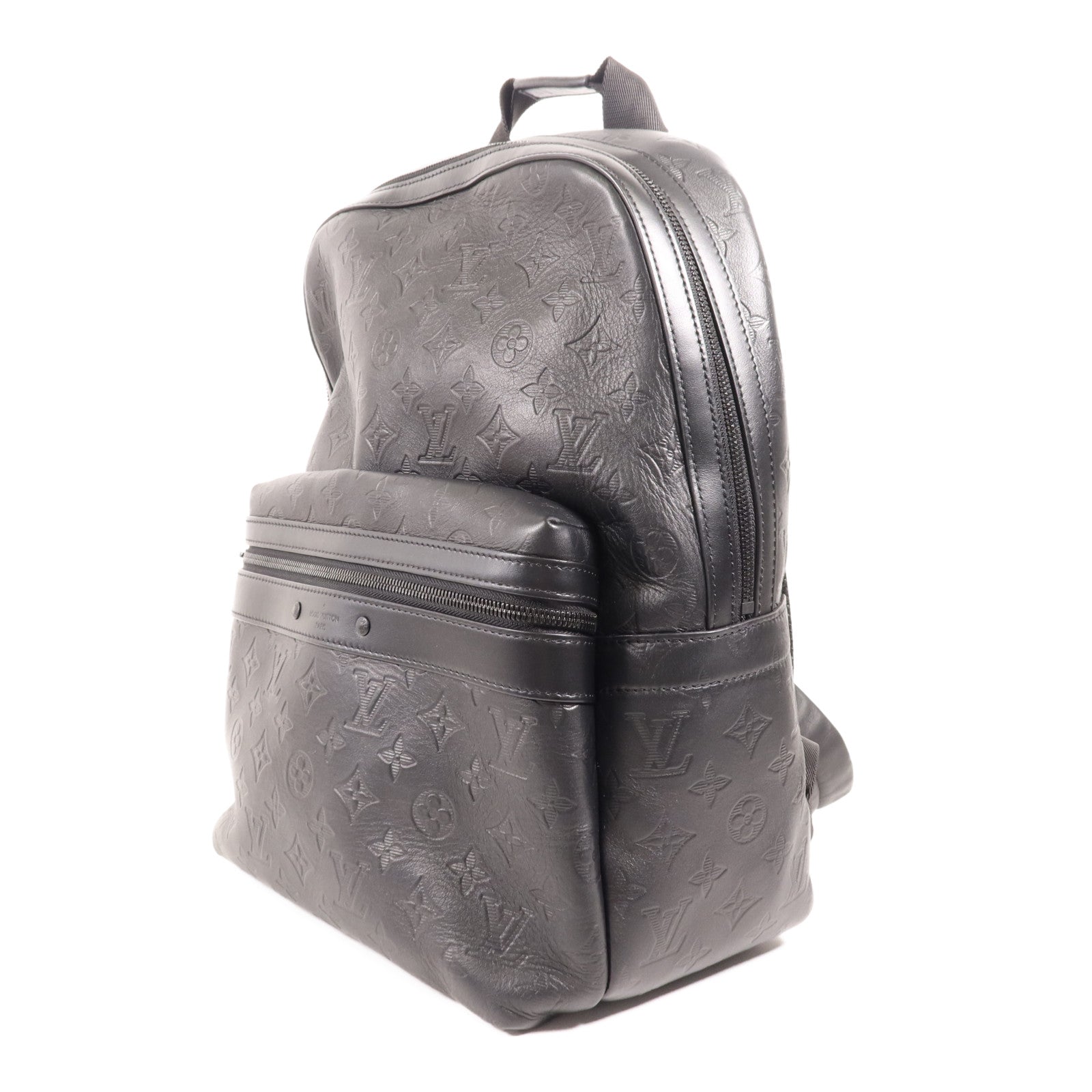 LOUIS VUITTON Monogram Embossed Discovery Backpack銀扣背包