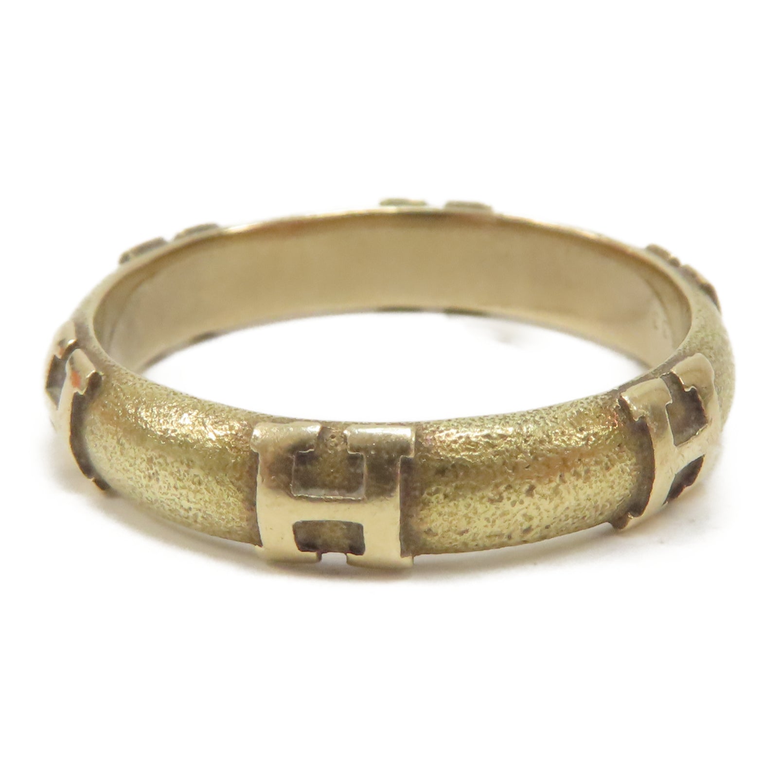 HERMES 18K黃金Ring戒指US#8.25