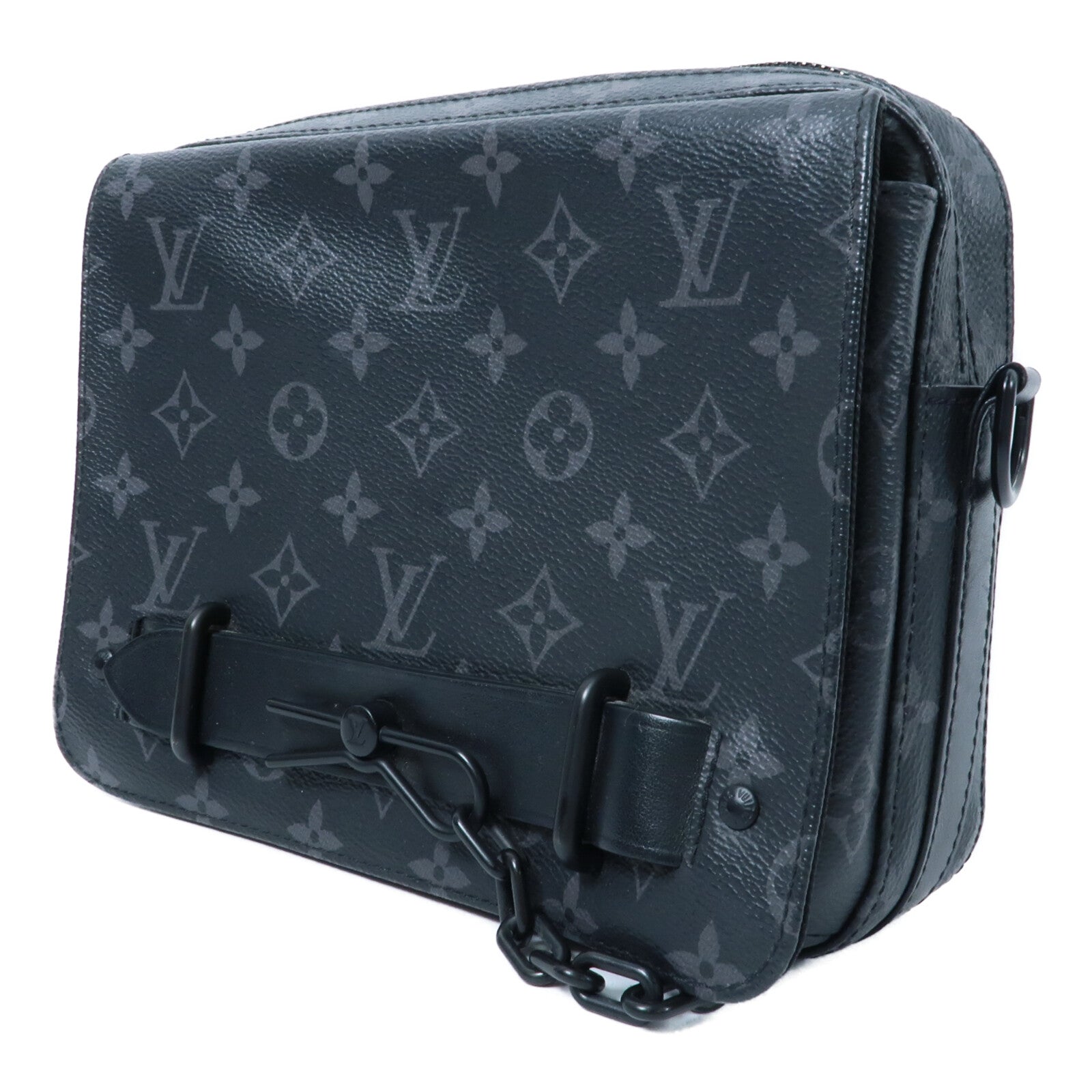 LOUIS VUITTON Monogram Eclipse Steamer肩背袋