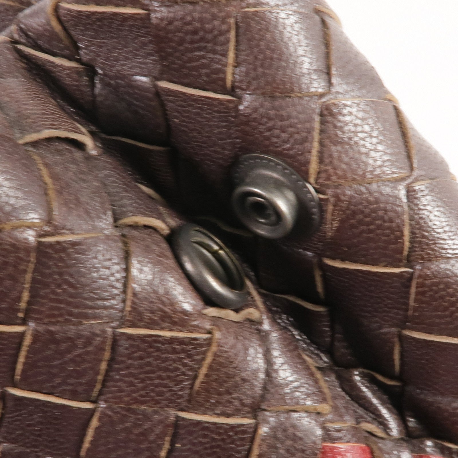 BOTTEGA VENETA 【激減優惠】織紋皮革Shoulder Tote肩背袋/手挽袋