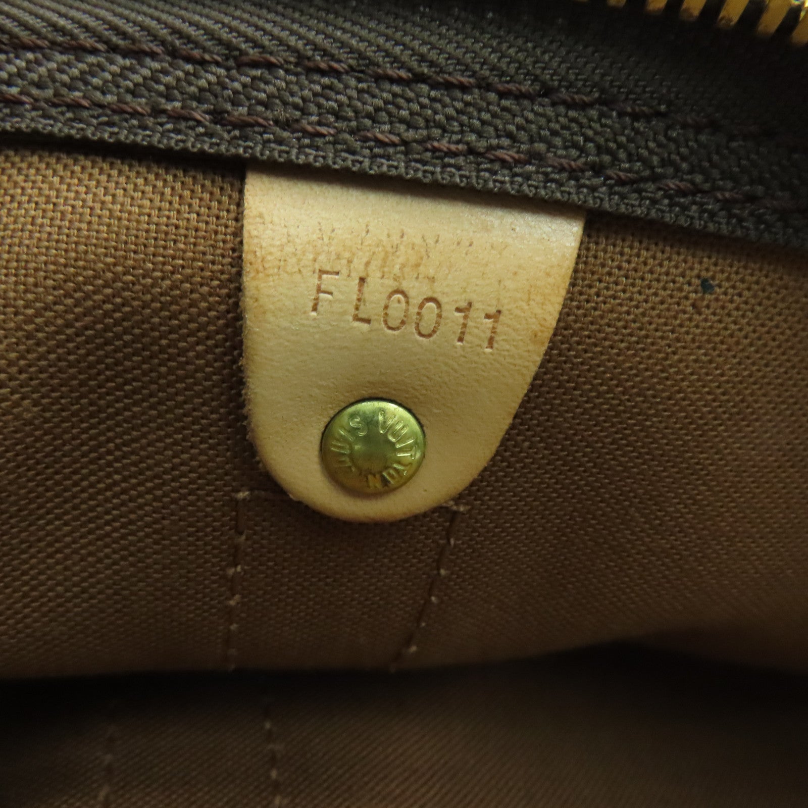 LOUIS VUITTON Monogram Keepall 55手挽袋/旅行袋金扣啡色