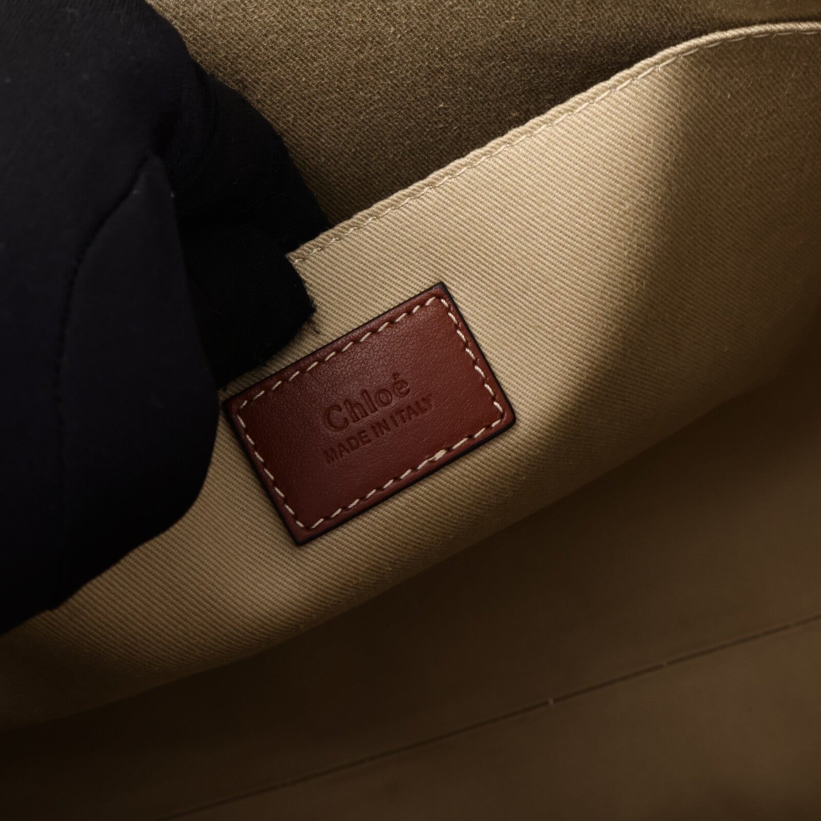 Chloe 帆布Woody Tote Medium手挽袋