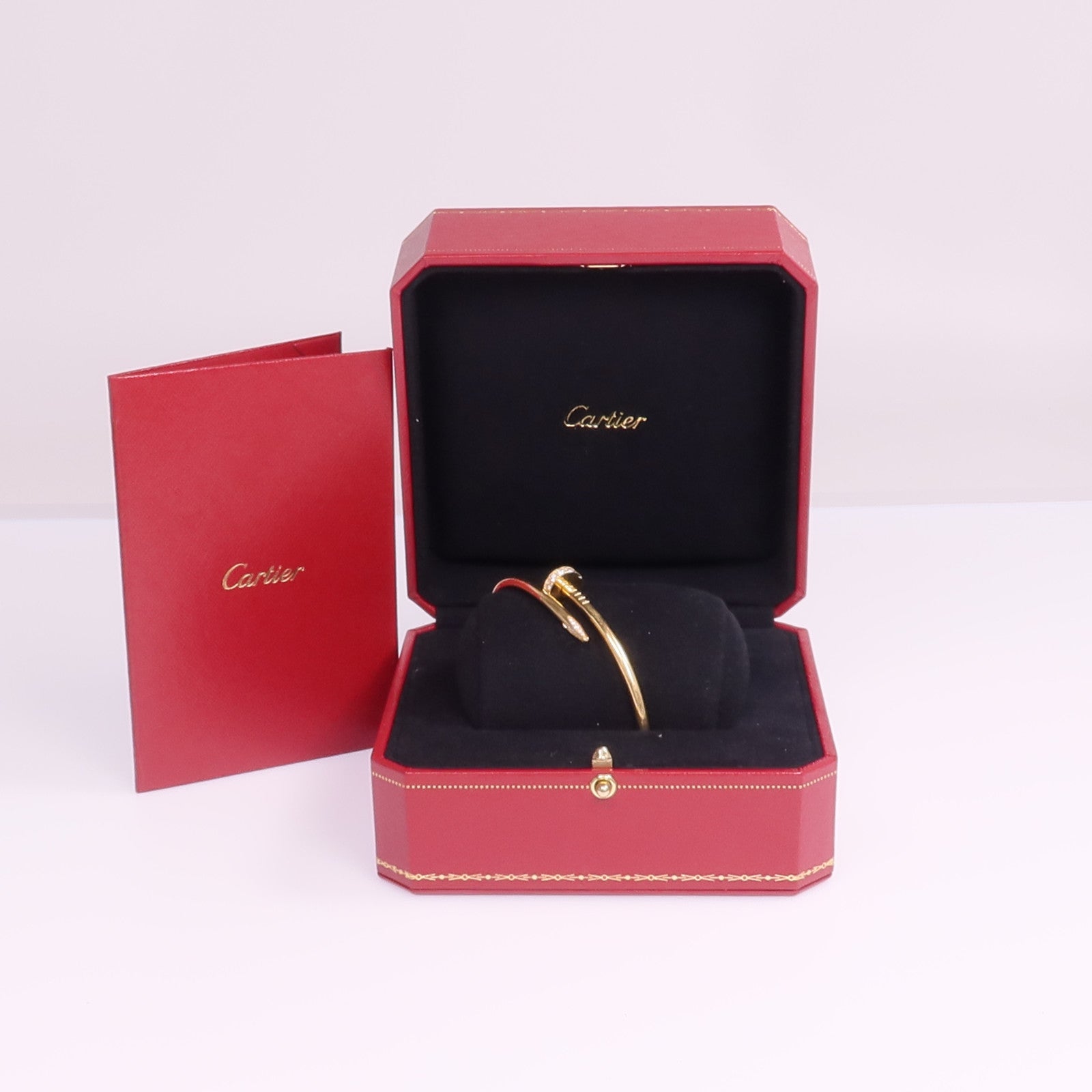 CARTIER 【激減優惠】18K黃金Juste un Clou鑽石手鐲Cartier#19