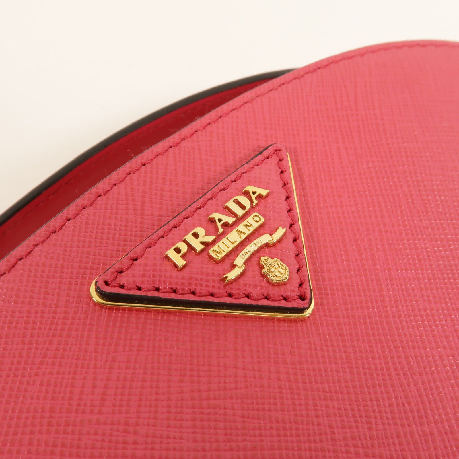 PRADA Saffiano皮革Odette手挽肩背兩用袋