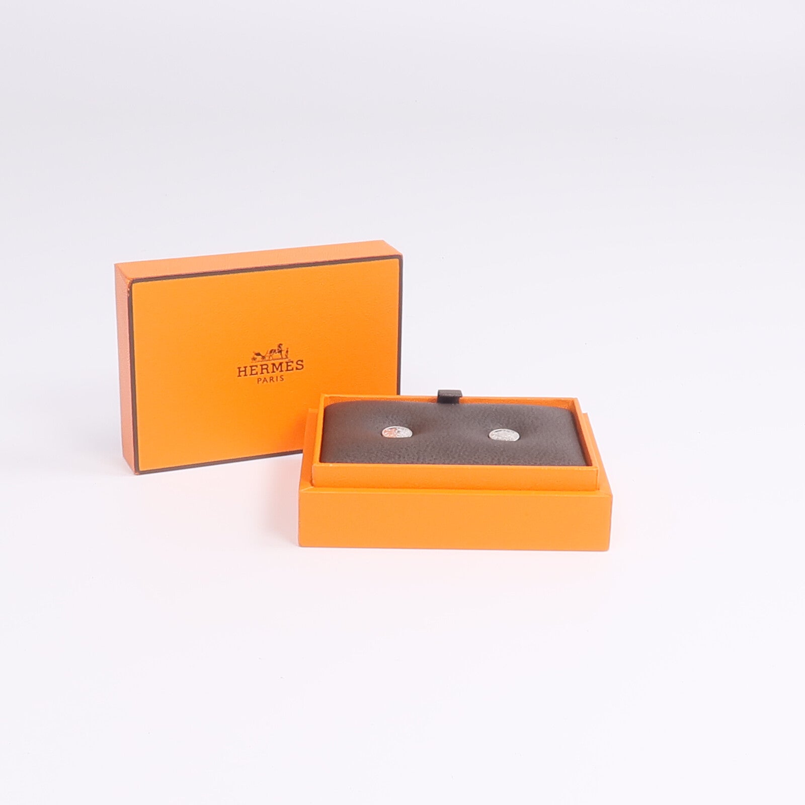 HERMES 925純銀Ex-Libris Earrings耳環