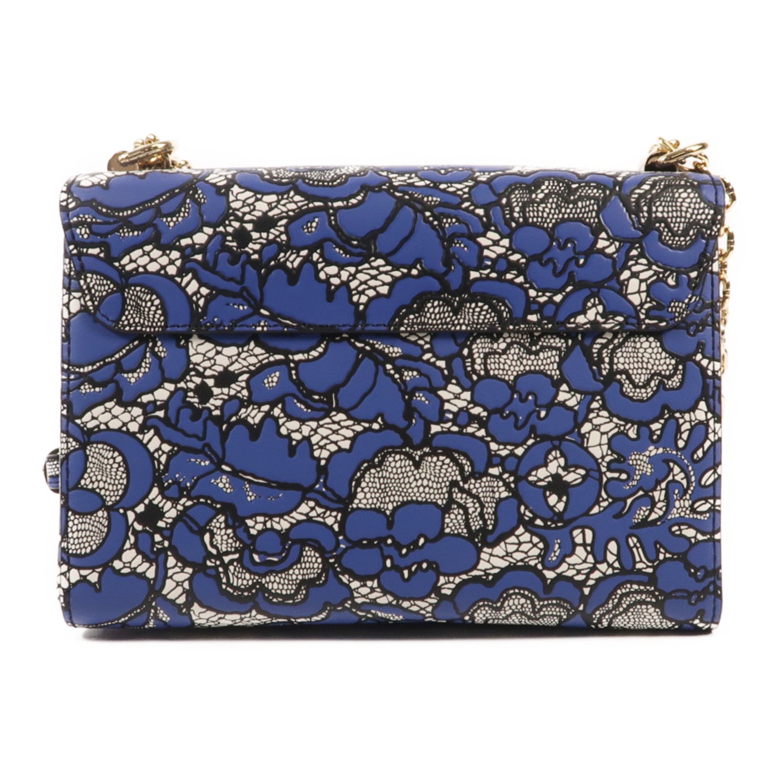 LOUIS VUITTON 牛皮皮革Twist MM金扣鏈帶肩背袋