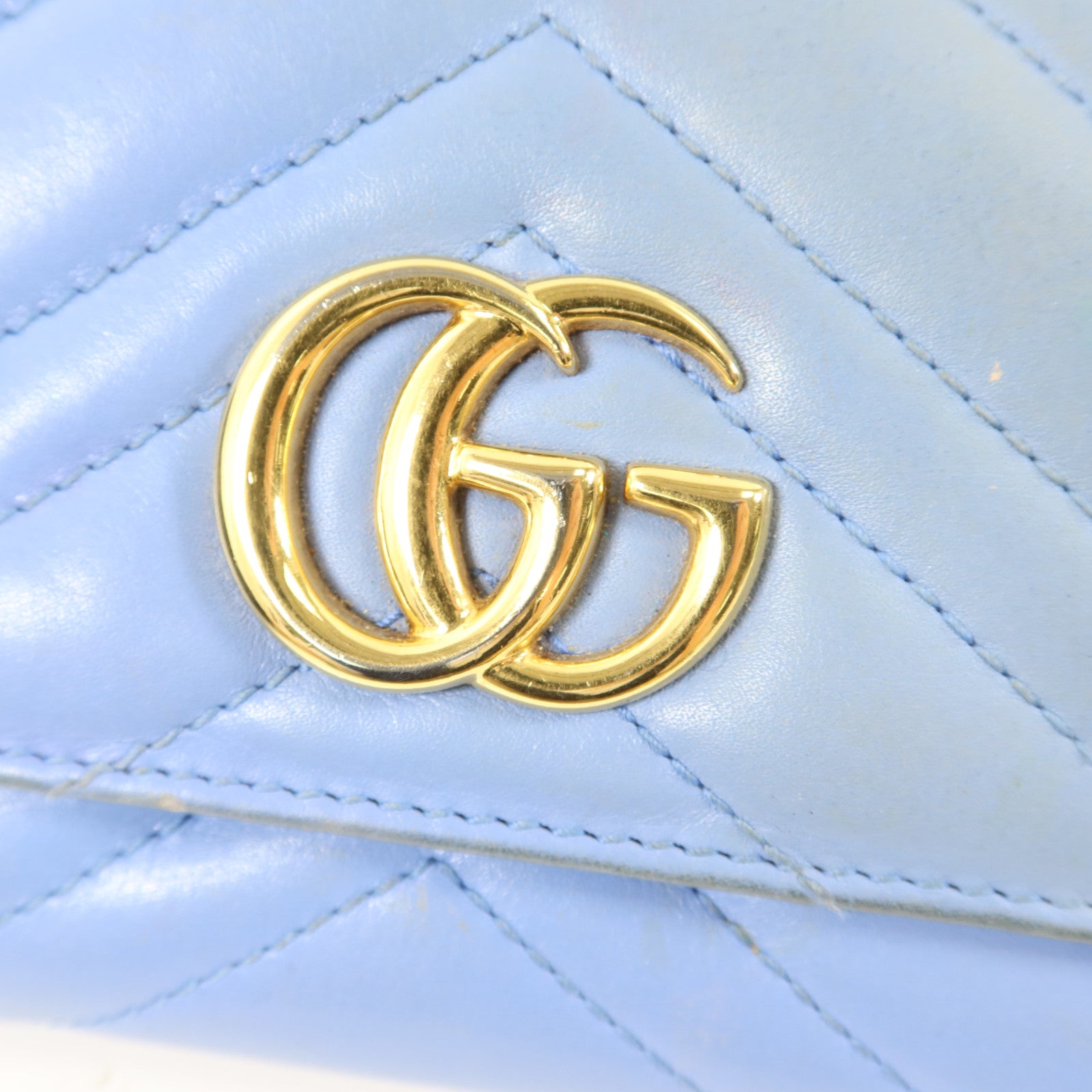 GUCCI 牛皮皮革GG Marmont Long Wallet長錢包