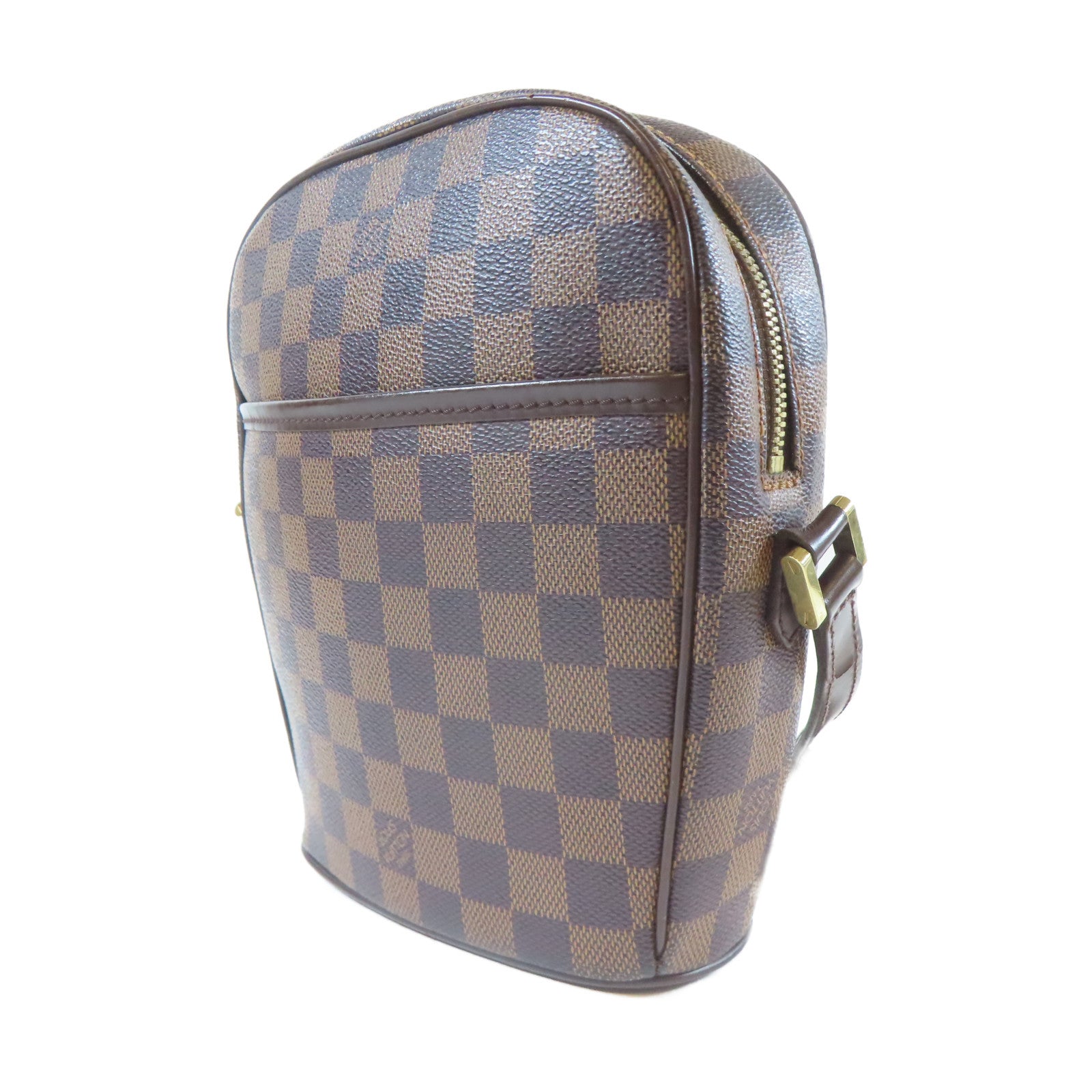 LOUIS VUITTON **【激減優惠】Damier Ipanema PM金扣肩背袋啡色