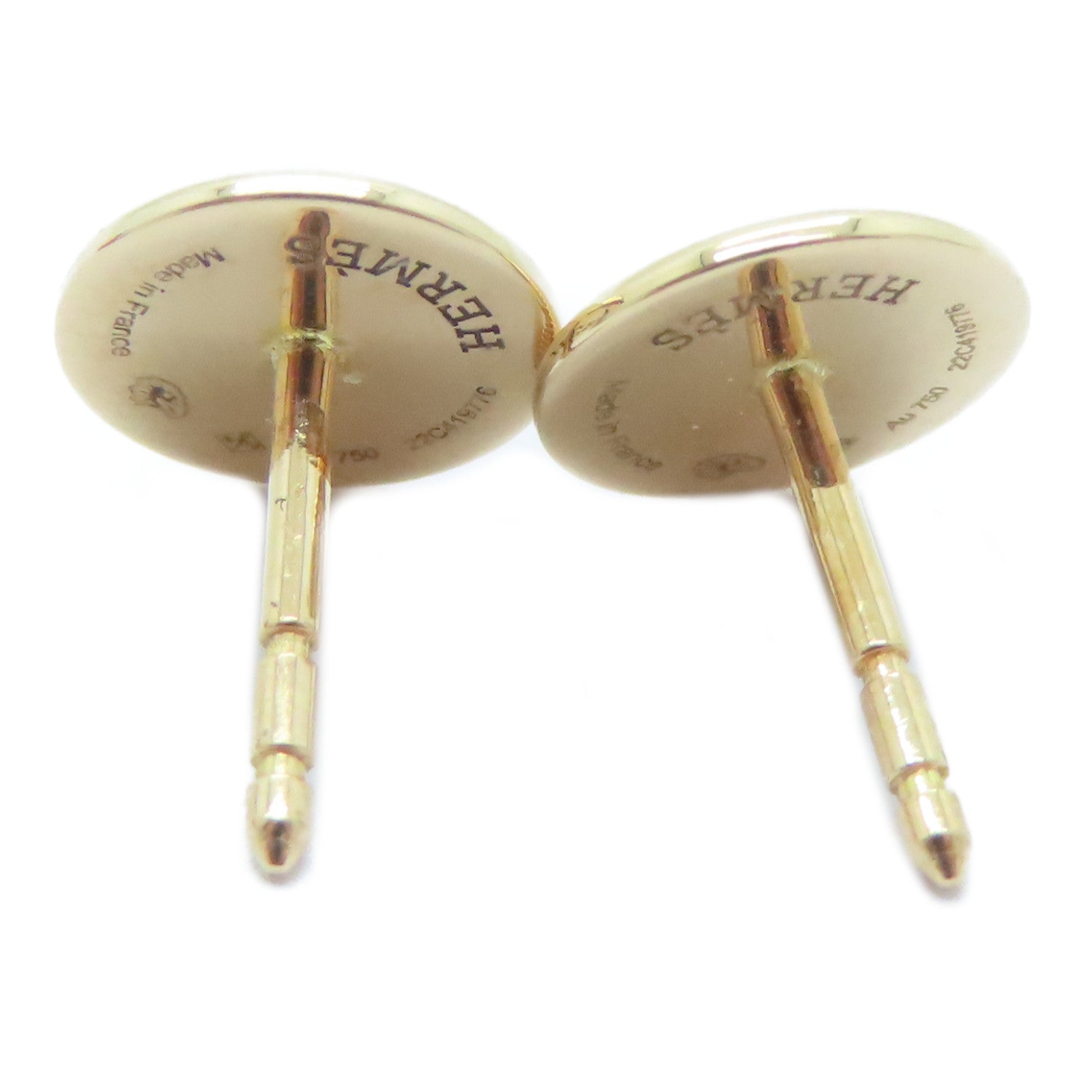 HERMES 【激減優惠】18K玫瑰金Libris Tres Petit Earring耳環