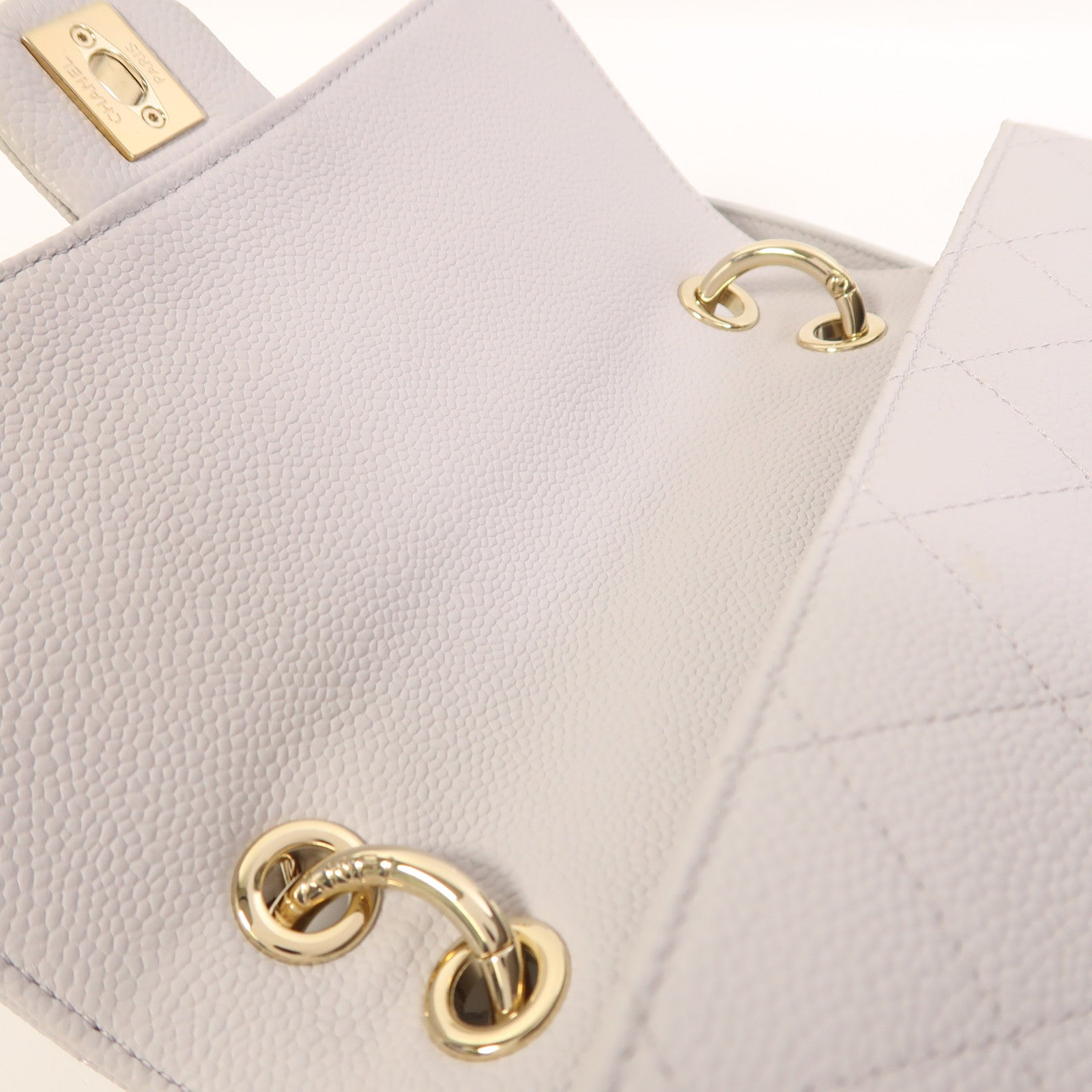 CHANEL 牛皮皮革City Walk Small Flap金扣手挽肩背兩用袋
