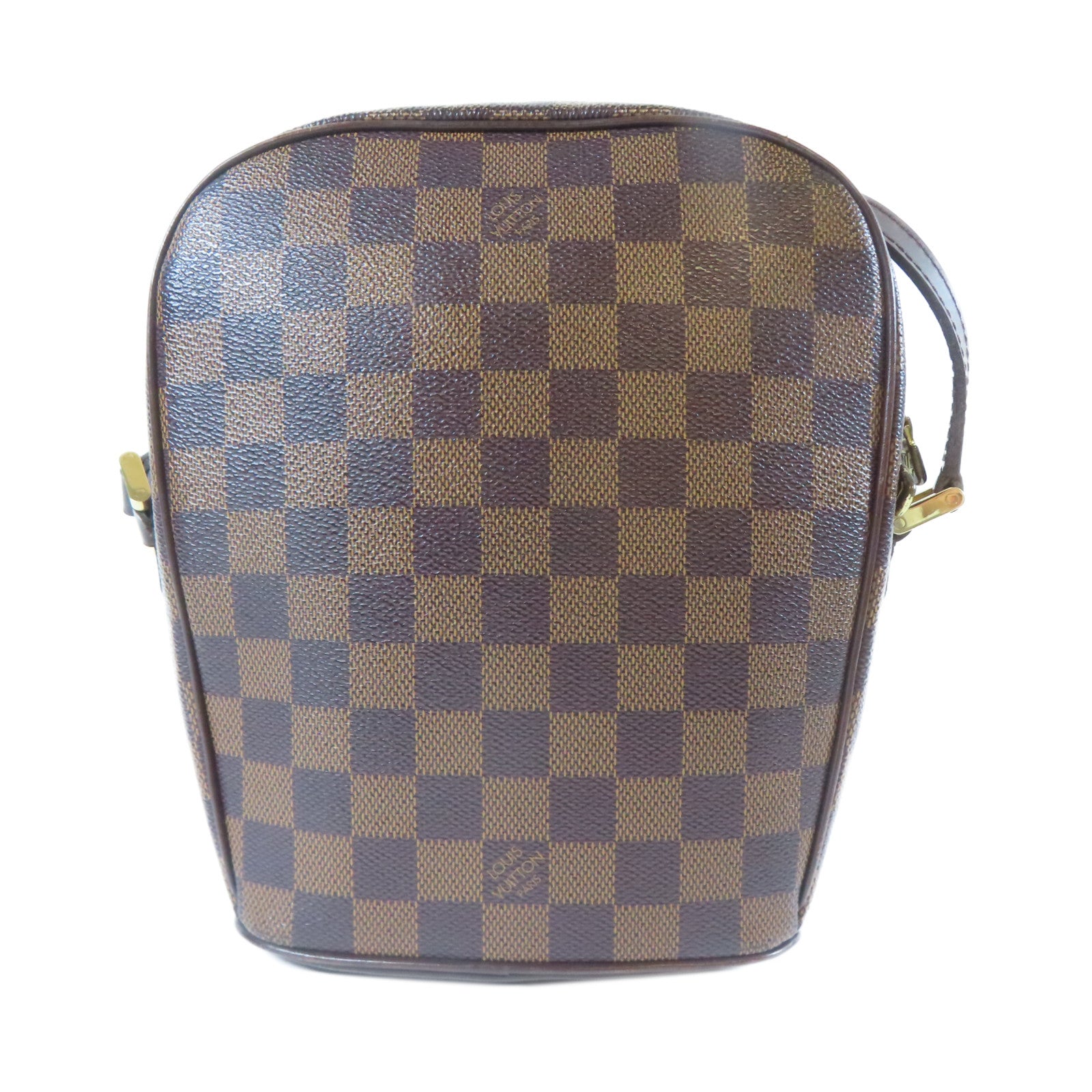 LOUIS VUITTON **【激減優惠】Damier Ipanema PM金扣肩背袋啡色