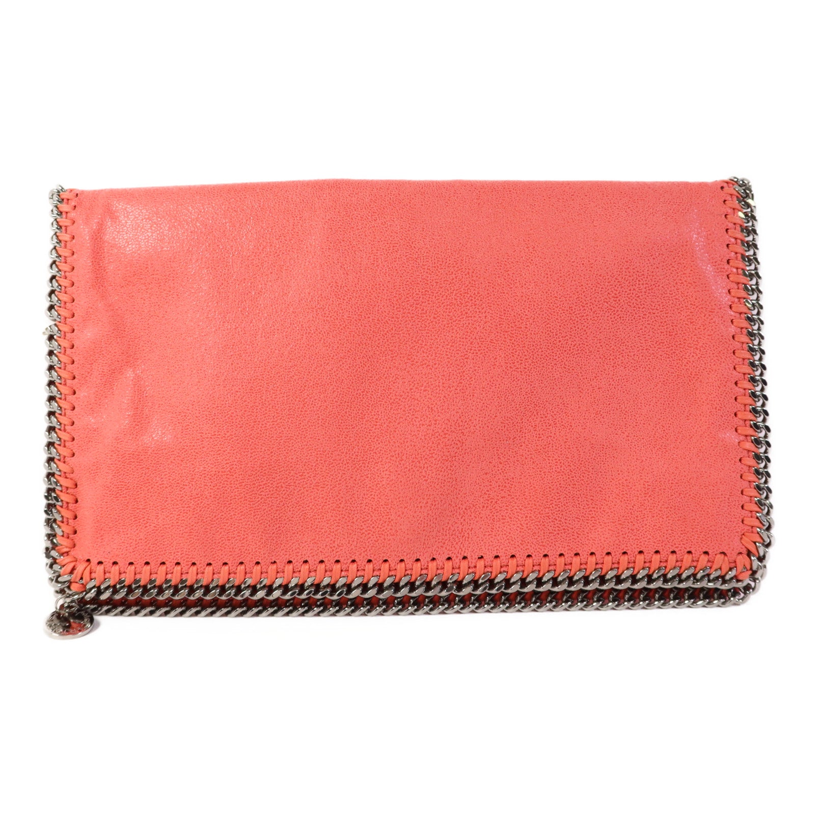 Stella McCartney 布料Falabella Zip Clutch銀扣手拿包