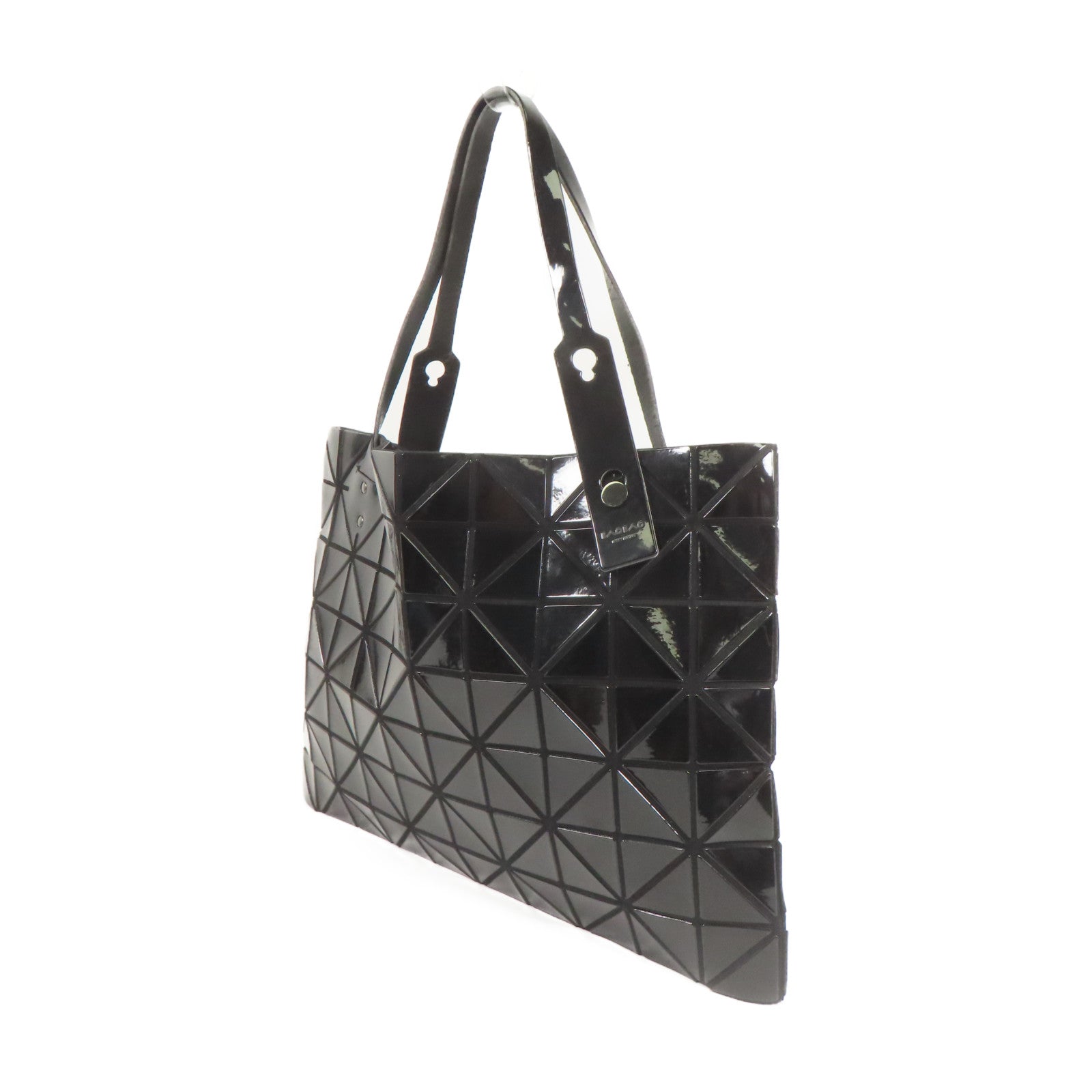 BAO BAO ISSEYMIYAKE Shoulder Bag PVC Black