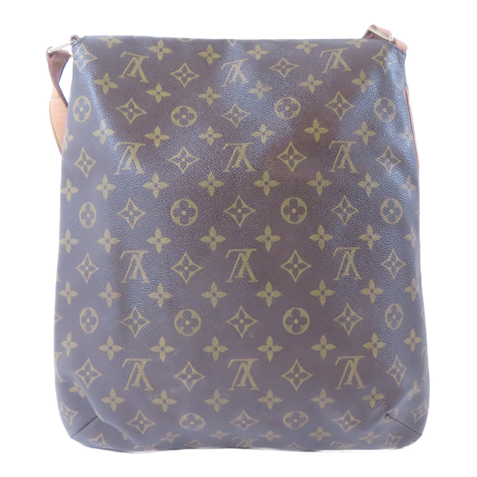 LOUIS VUITTON Monogram Musette金扣肩背袋啡色