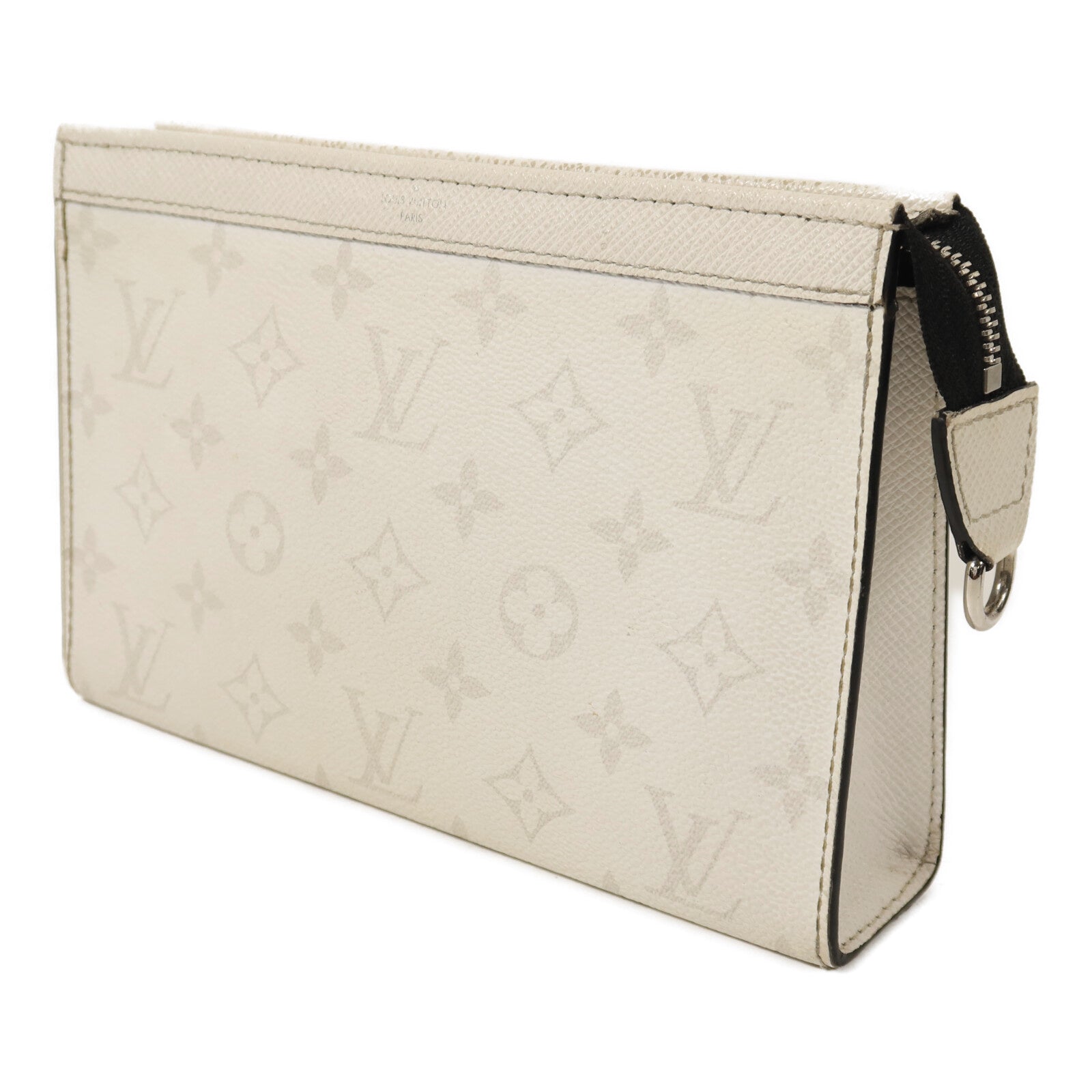 LOUIS VUITTON Taigarama Gaston銀扣肩背袋